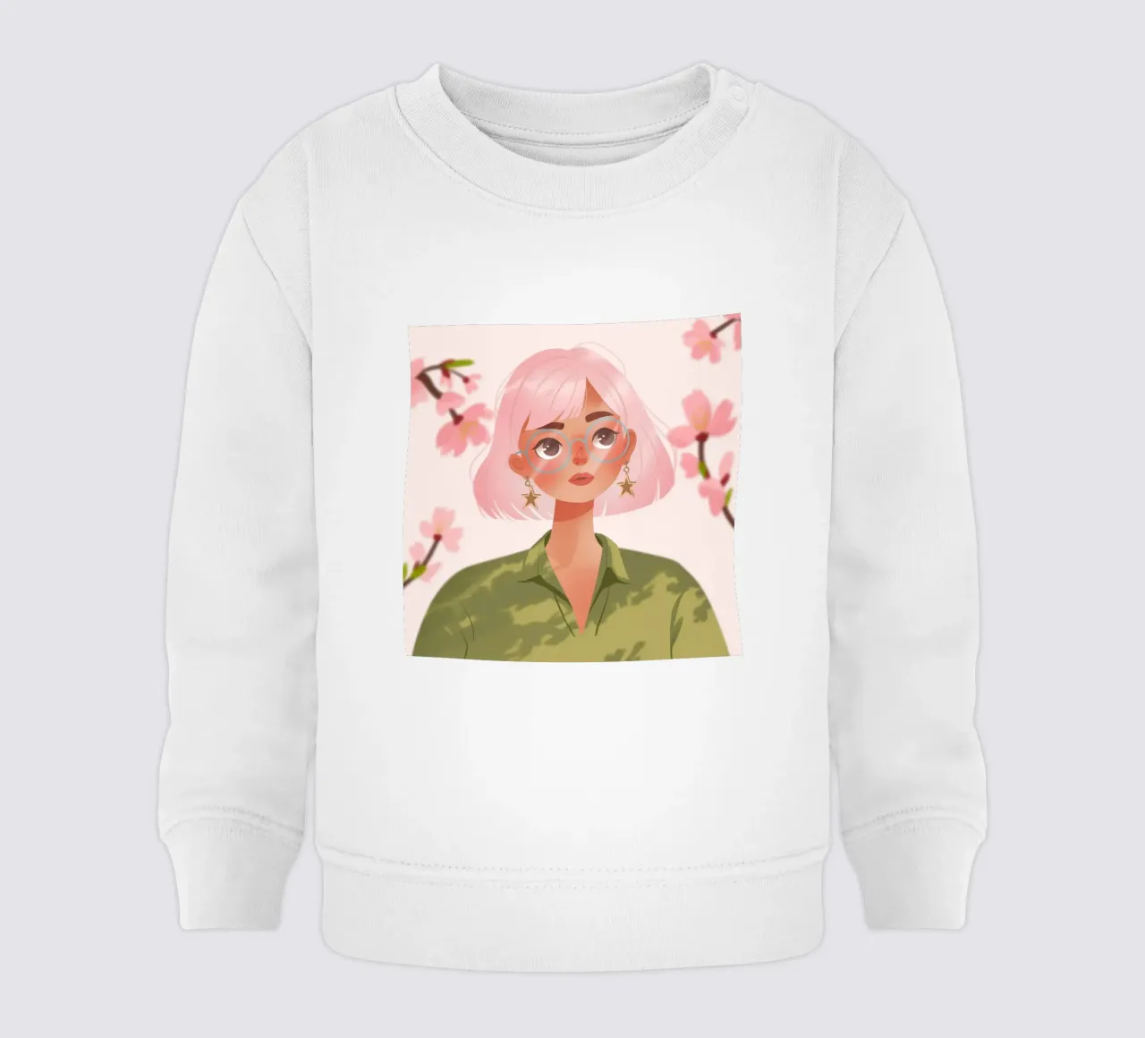 Fiducia in fiore felpa neonato da Color Oblivion