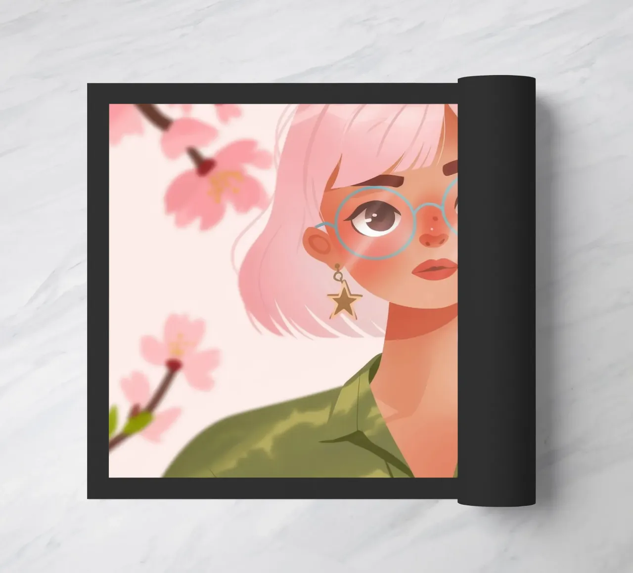 Fiducia in fiore zerbino da Color Oblivion