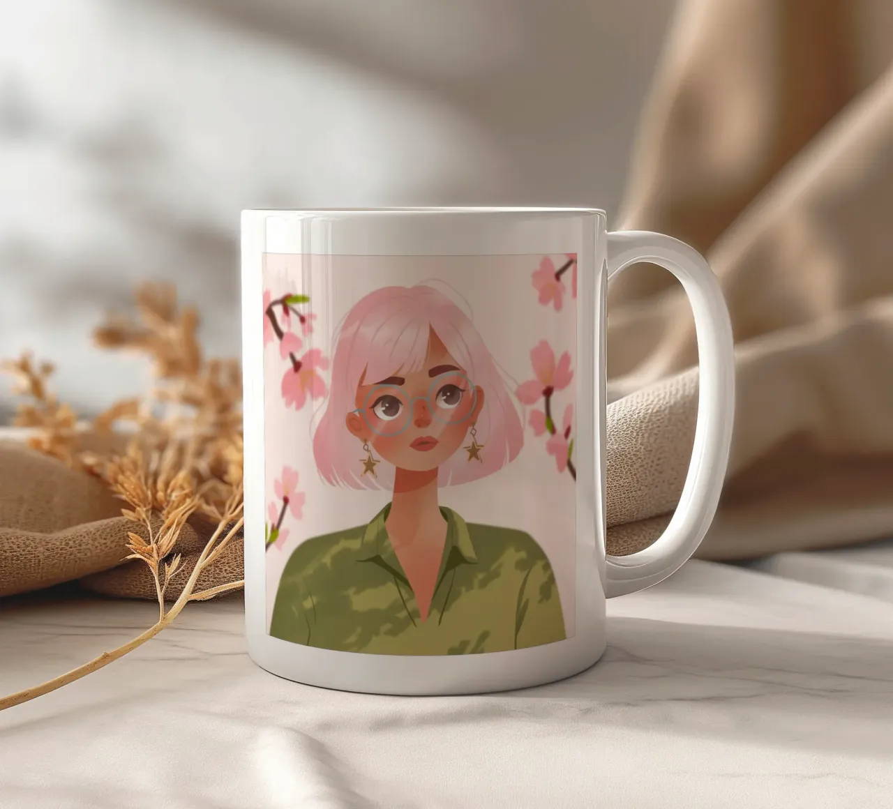 Fiducia in fiore tazza in ceramica da Color Oblivion