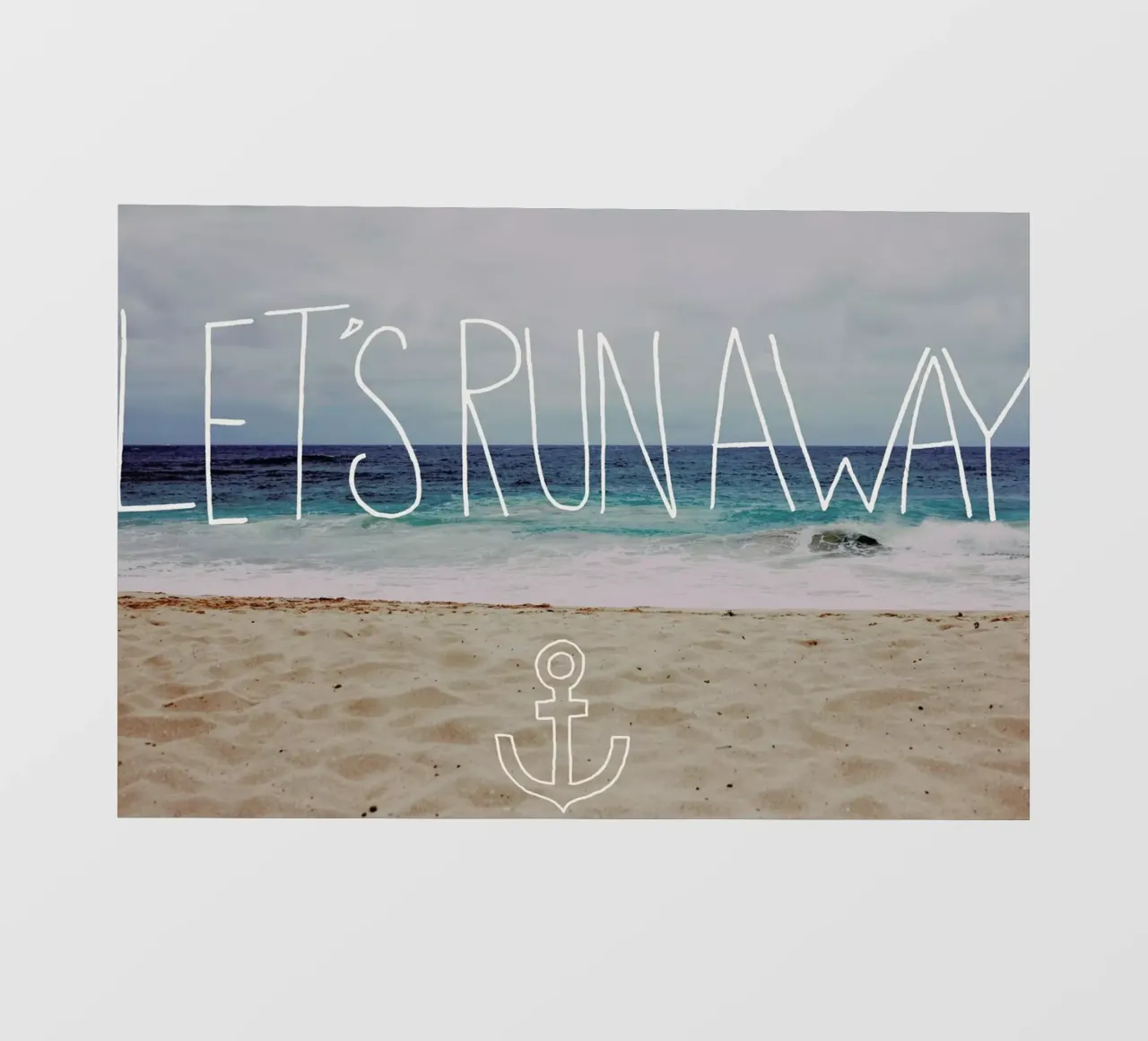 Let's Run Away - to the sea pellicola backlit da Leah Flores