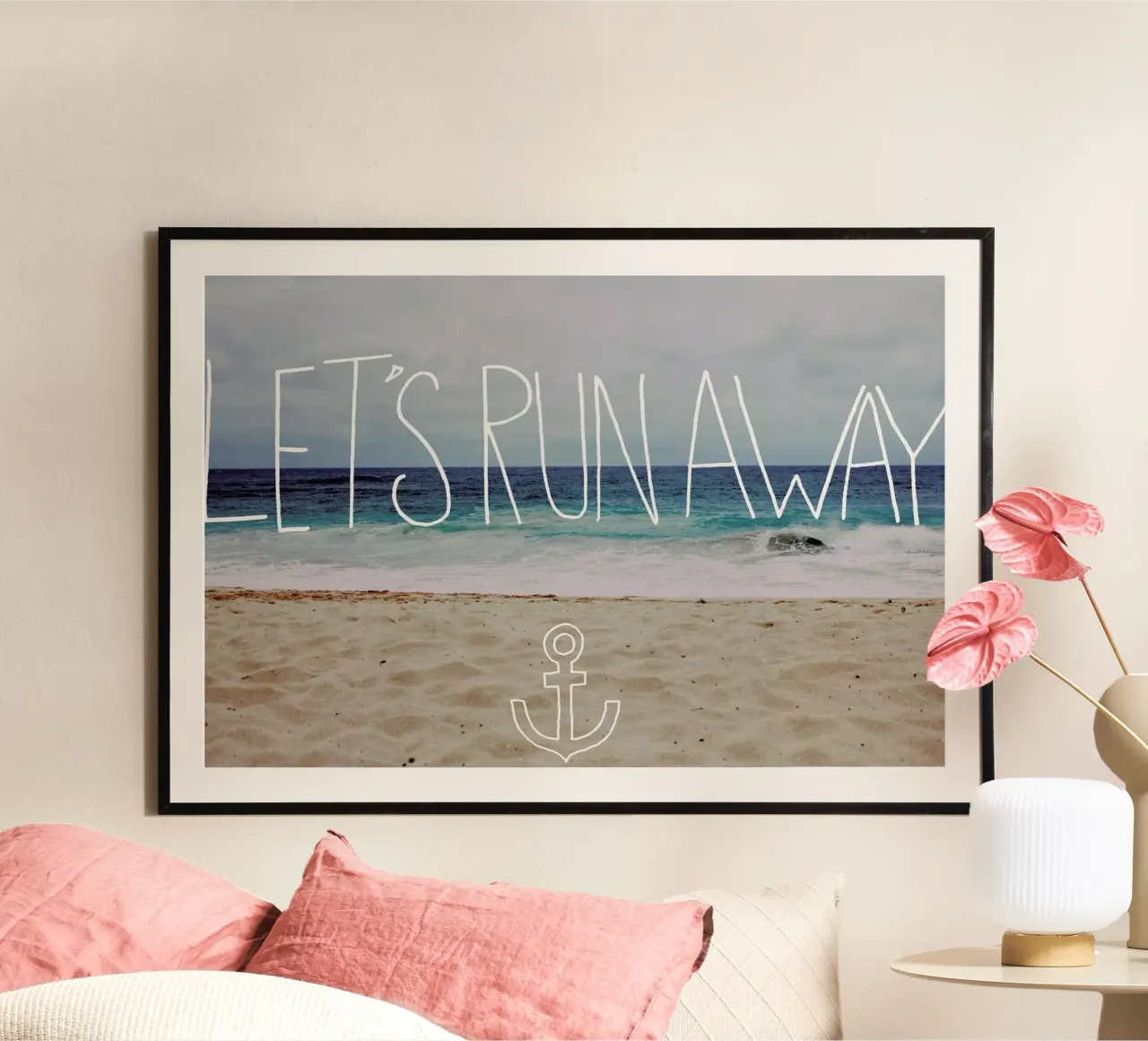 Let's Run Away - to the sea carta hahnemühle da Leah Flores