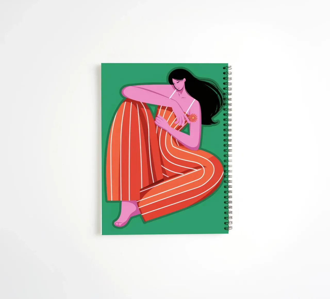 Contemplative Rest spiral notebook by Color Oblivion
