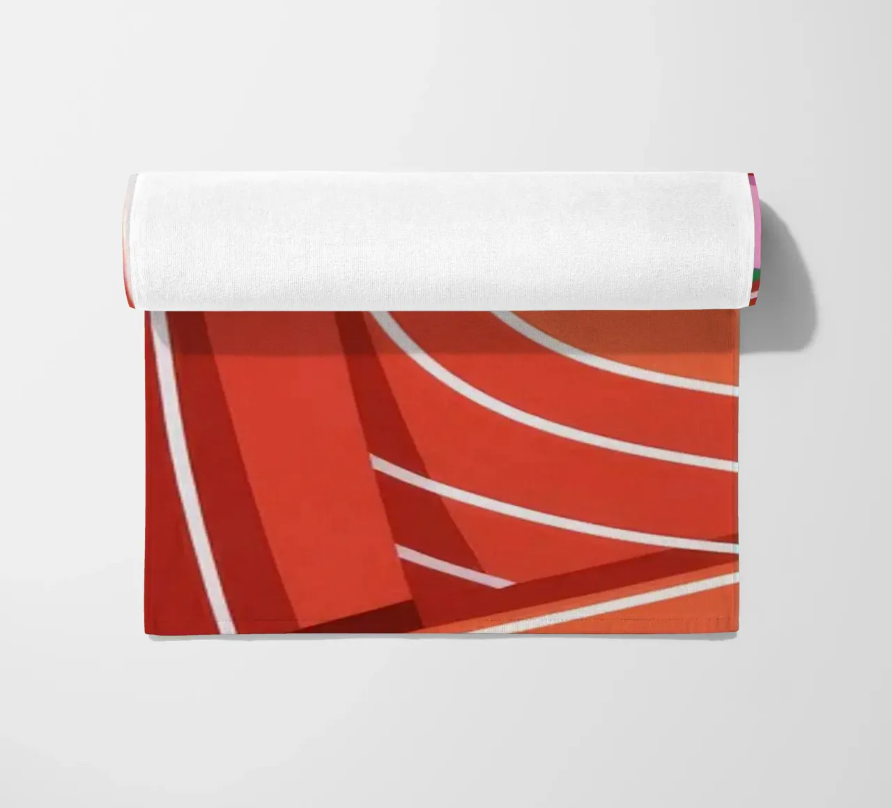 Contemplative Rest beach towel by Color Oblivion