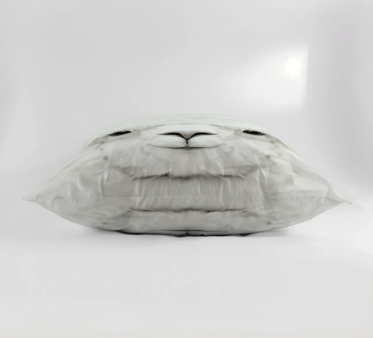 Smiling Alpaca decorative cushion by Monika Strigel