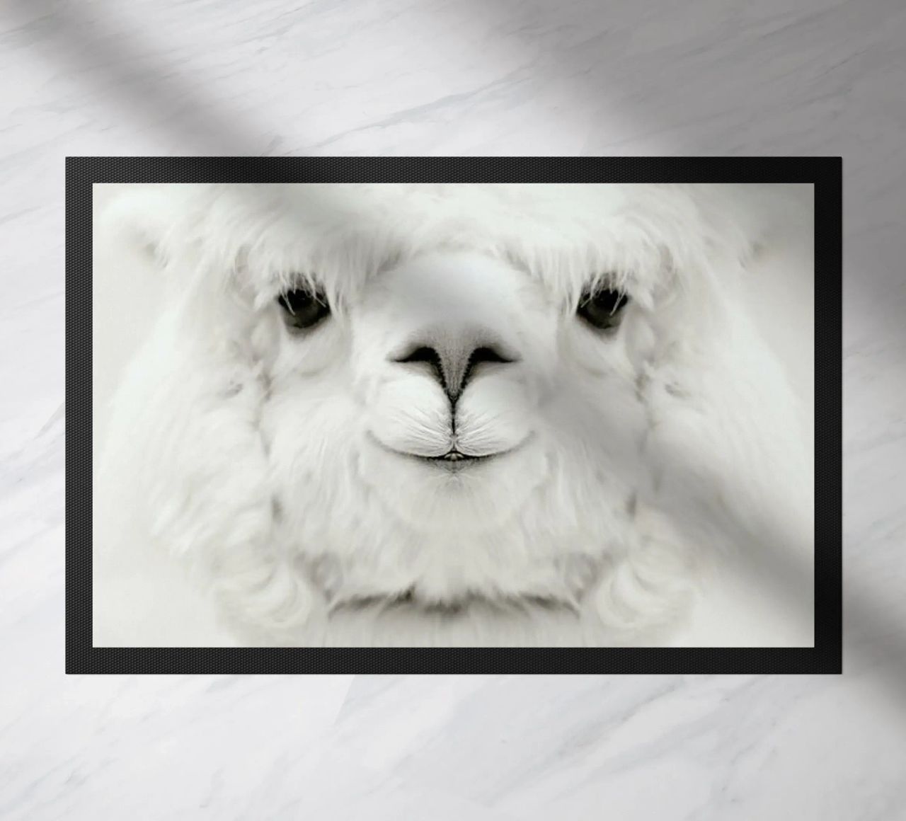 Smiling Alpaca zerbino da Monika Strigel