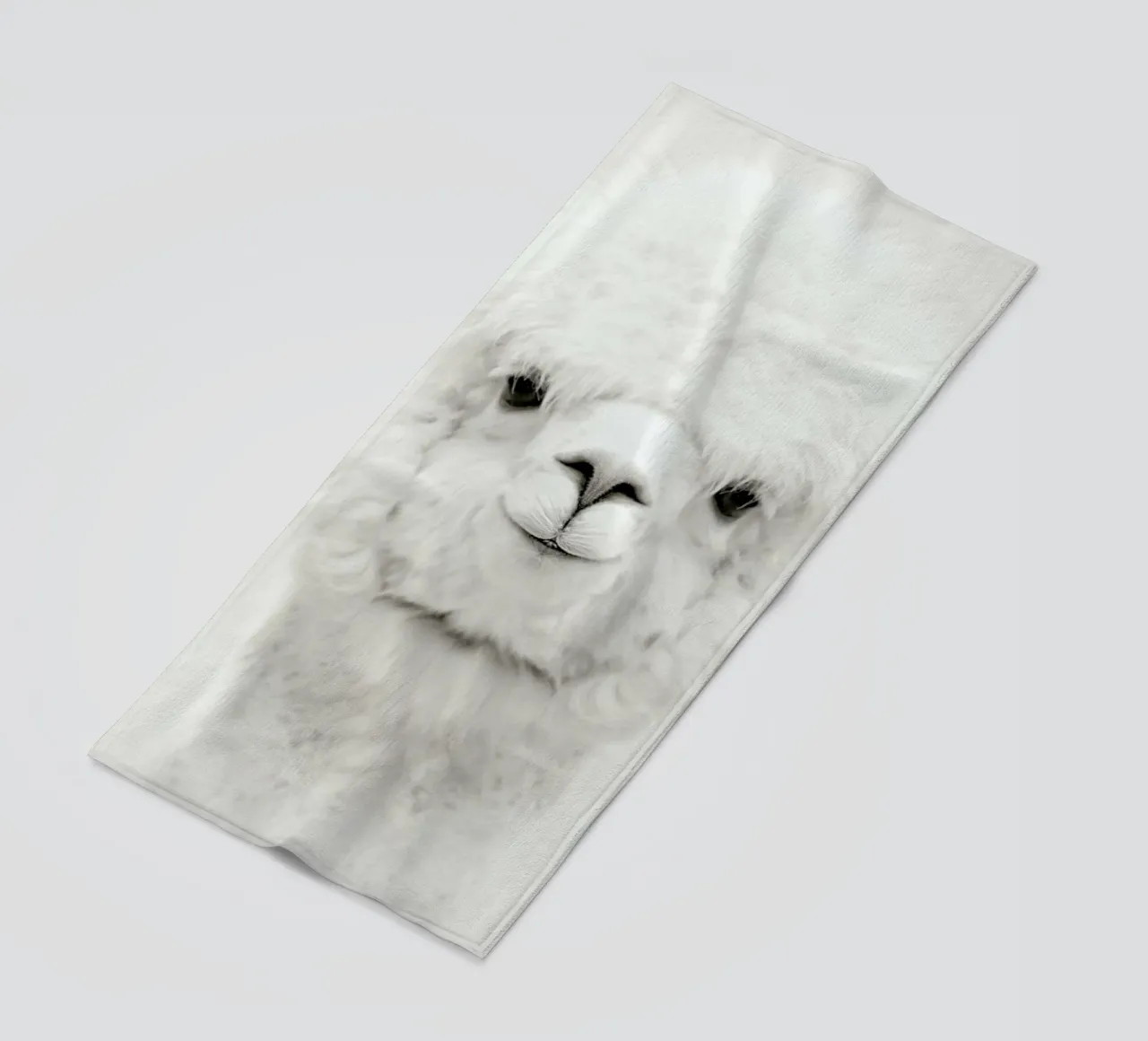 Smiling Alpaca telo mare da Monika Strigel