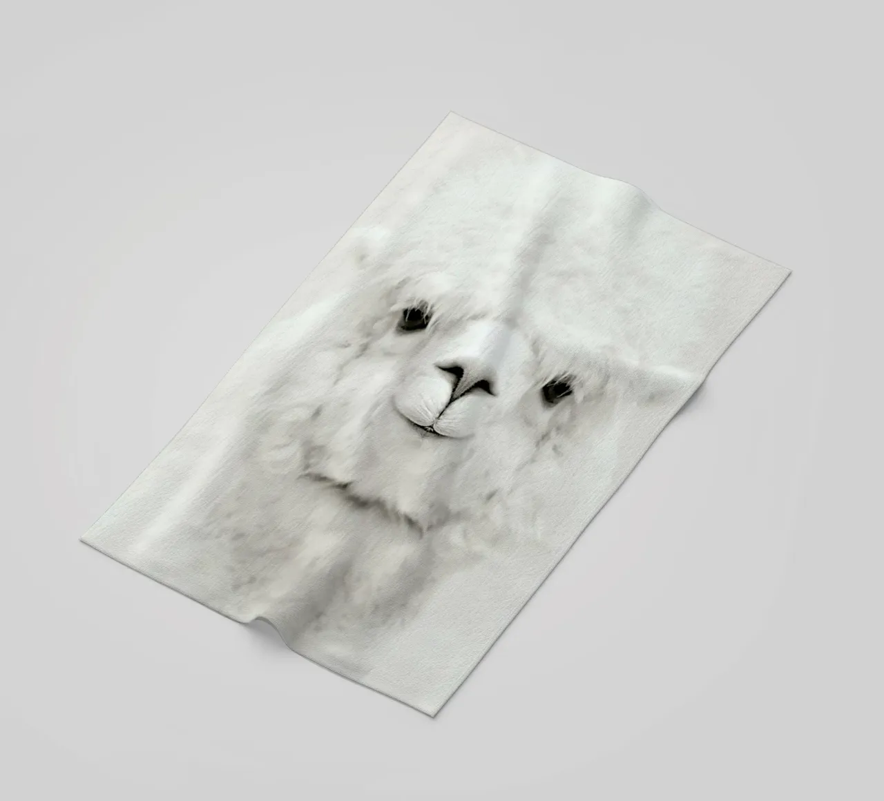 Smiling Alpaca telo mare da Monika Strigel