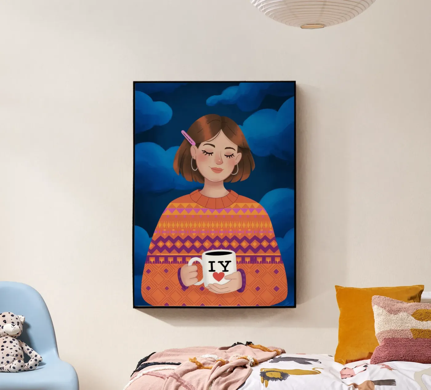 Gezellige warmte acryl van Color Oblivion