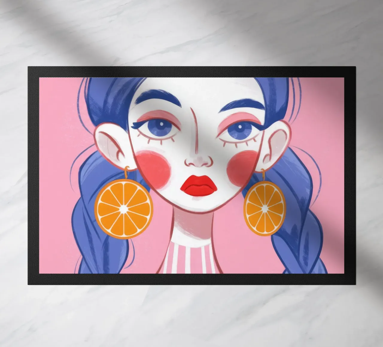 Braided Elegance doormat by Color Oblivion