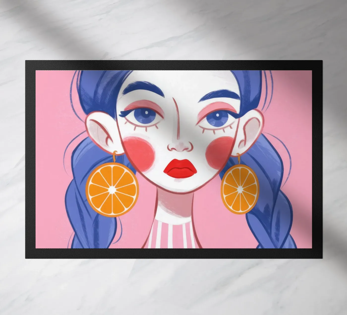 Braided Elegance doormat by Color Oblivion