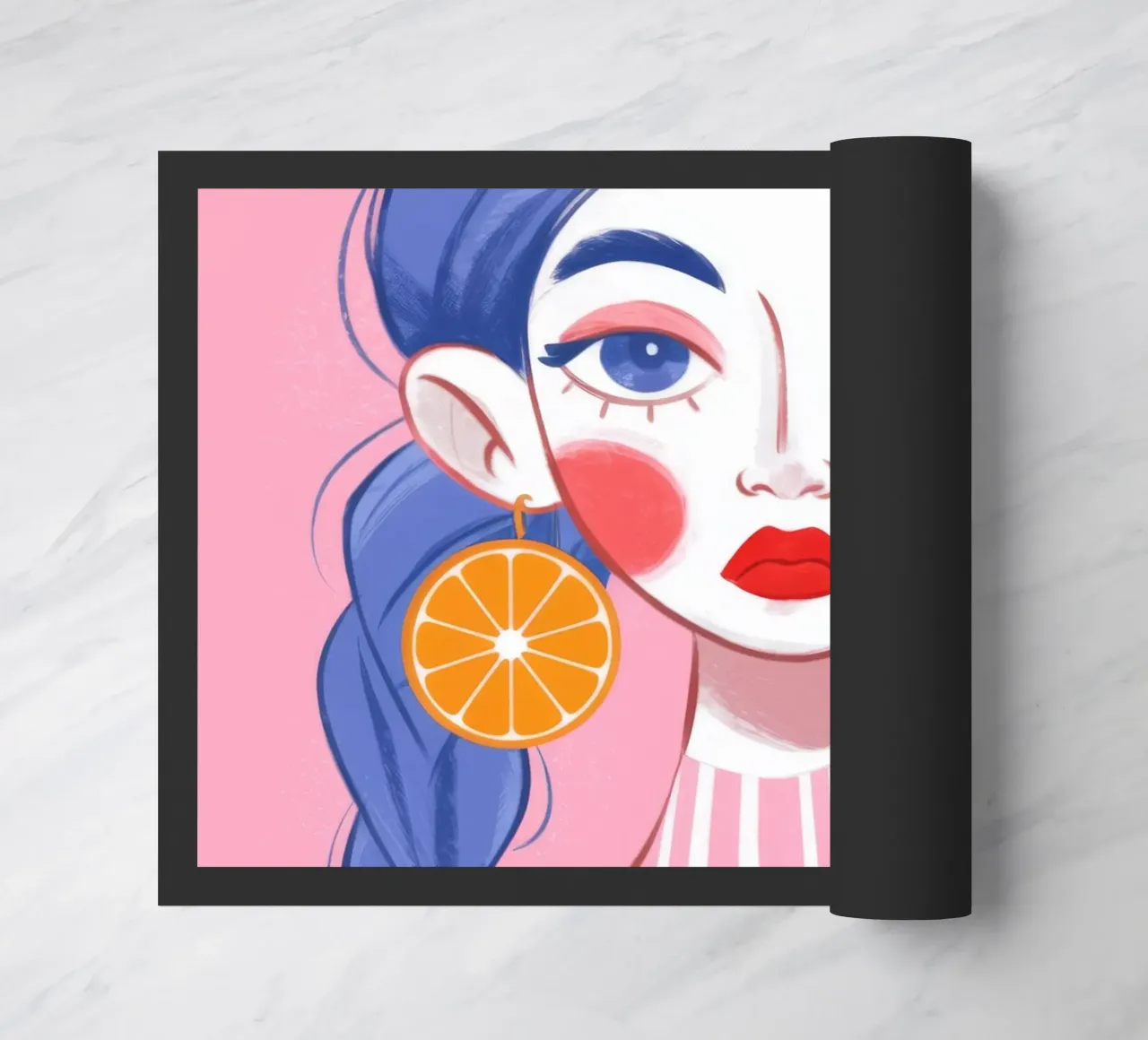 Braided Elegance doormat by Color Oblivion