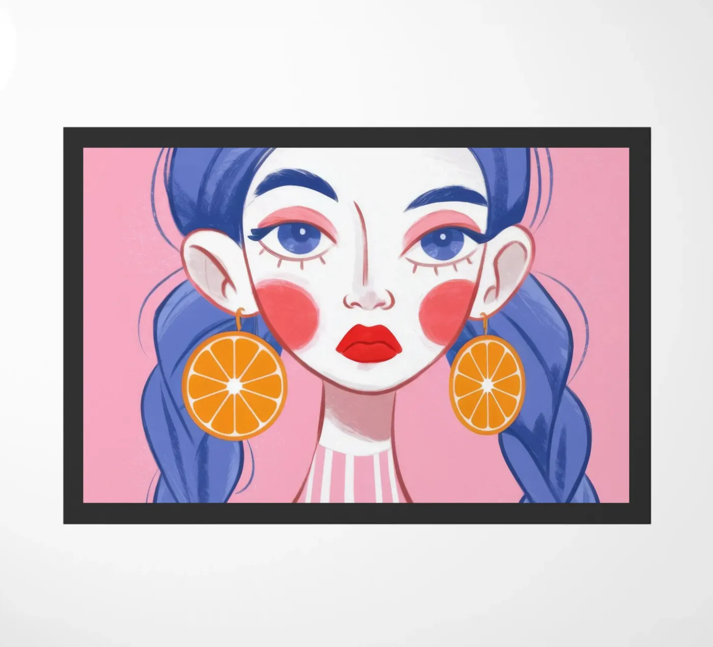 Braided Elegance doormat by Color Oblivion