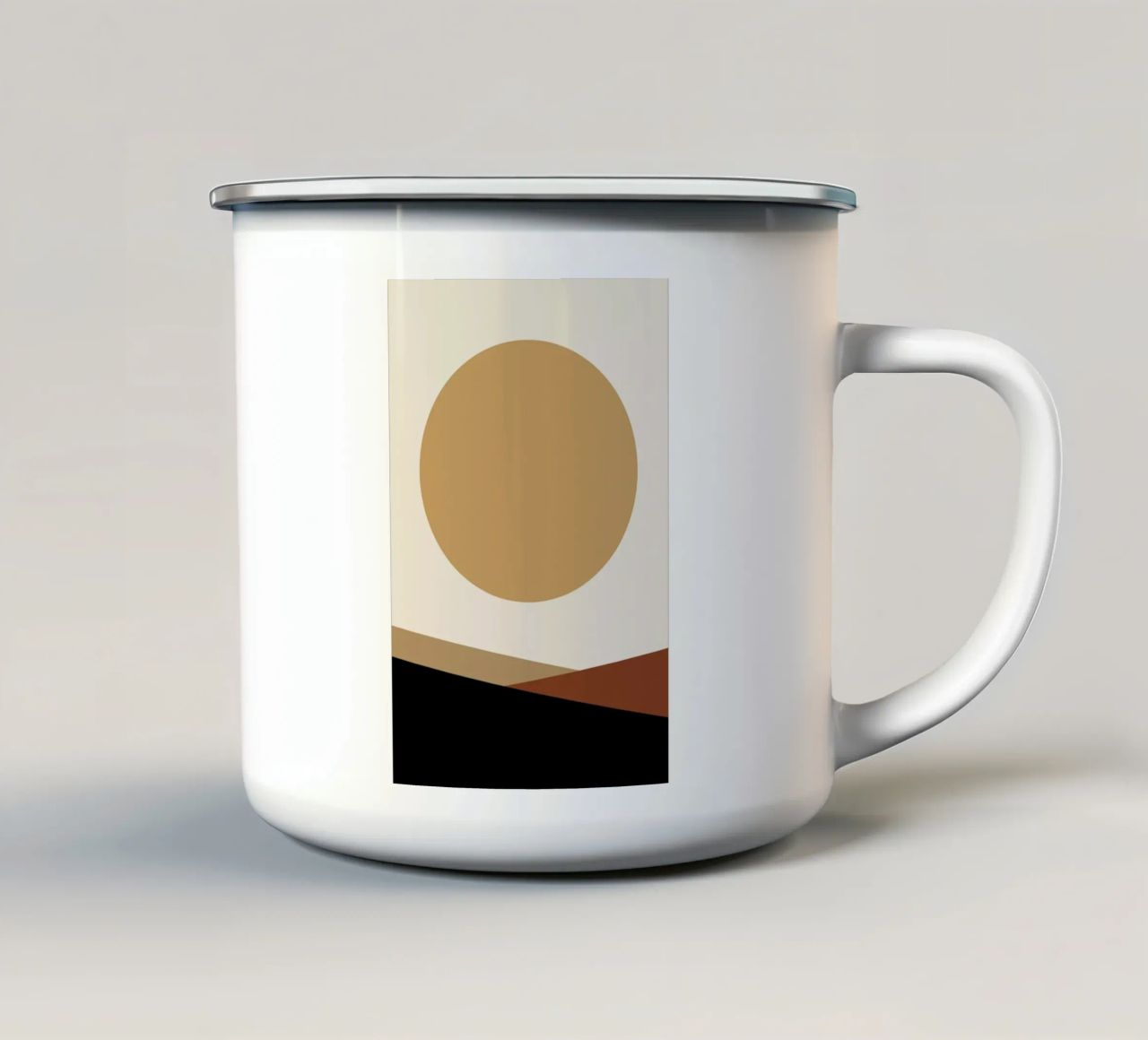 Golden tazza in smalto da Pure