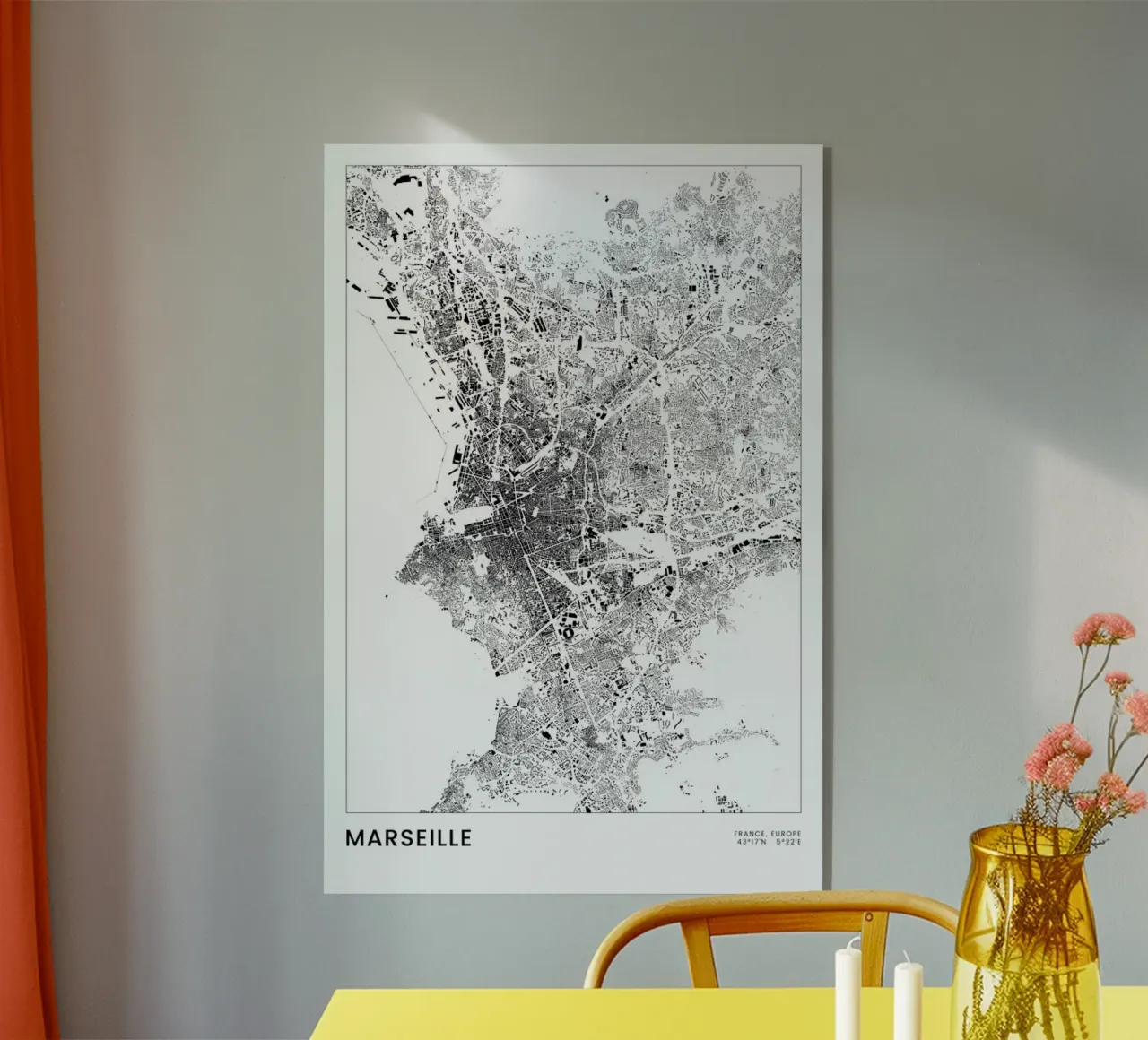 Marseille plexiglass da The Cartography Collection