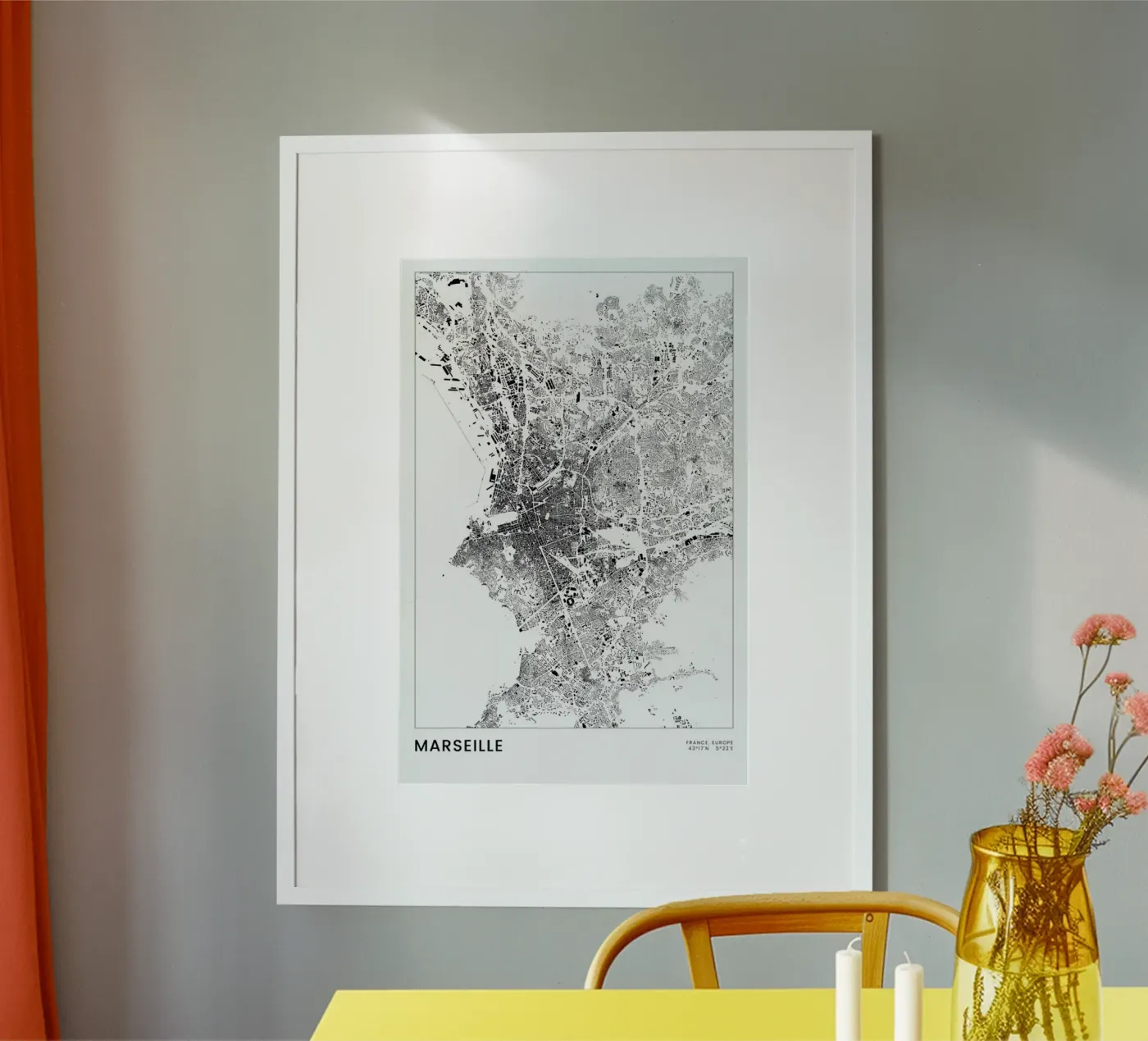 Marseille poster da The Cartography Collection