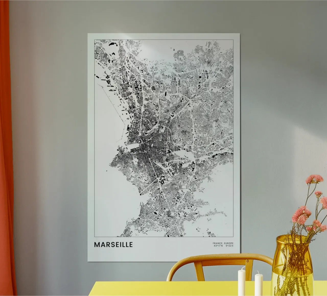 Marseille poster da The Cartography Collection