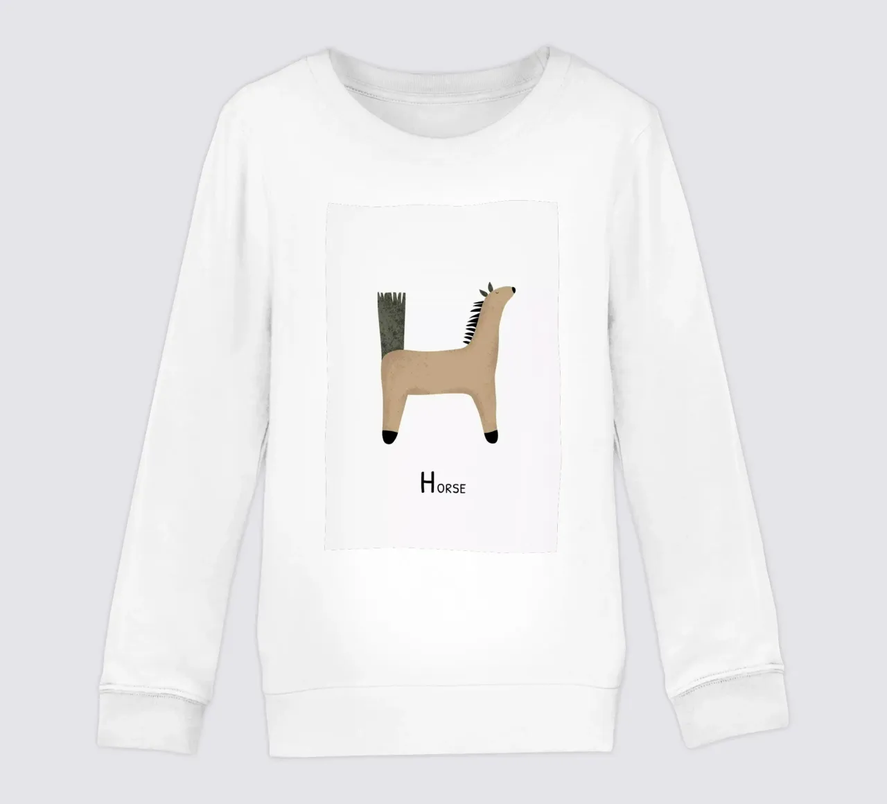 H for Horse felpa bambino da Little Flourishes
