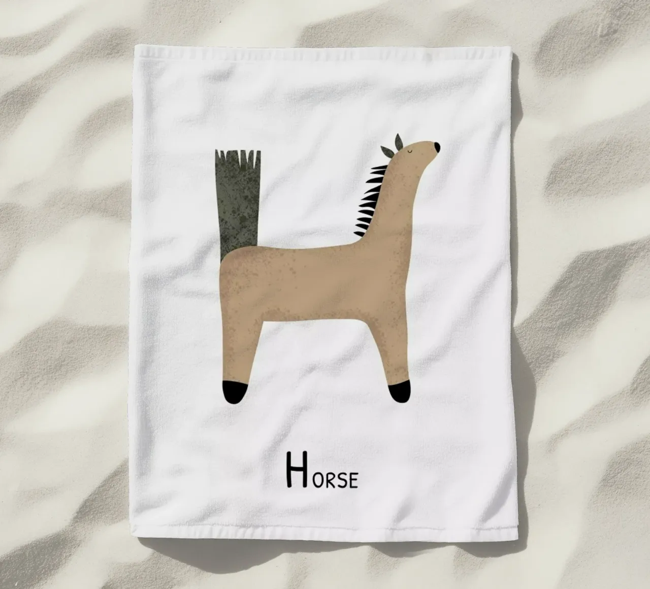 H for Horse telo mare da Little Flourishes