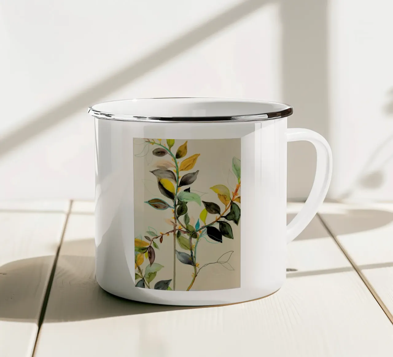 Willowm 20 taza de esmalte de Leigh Viner