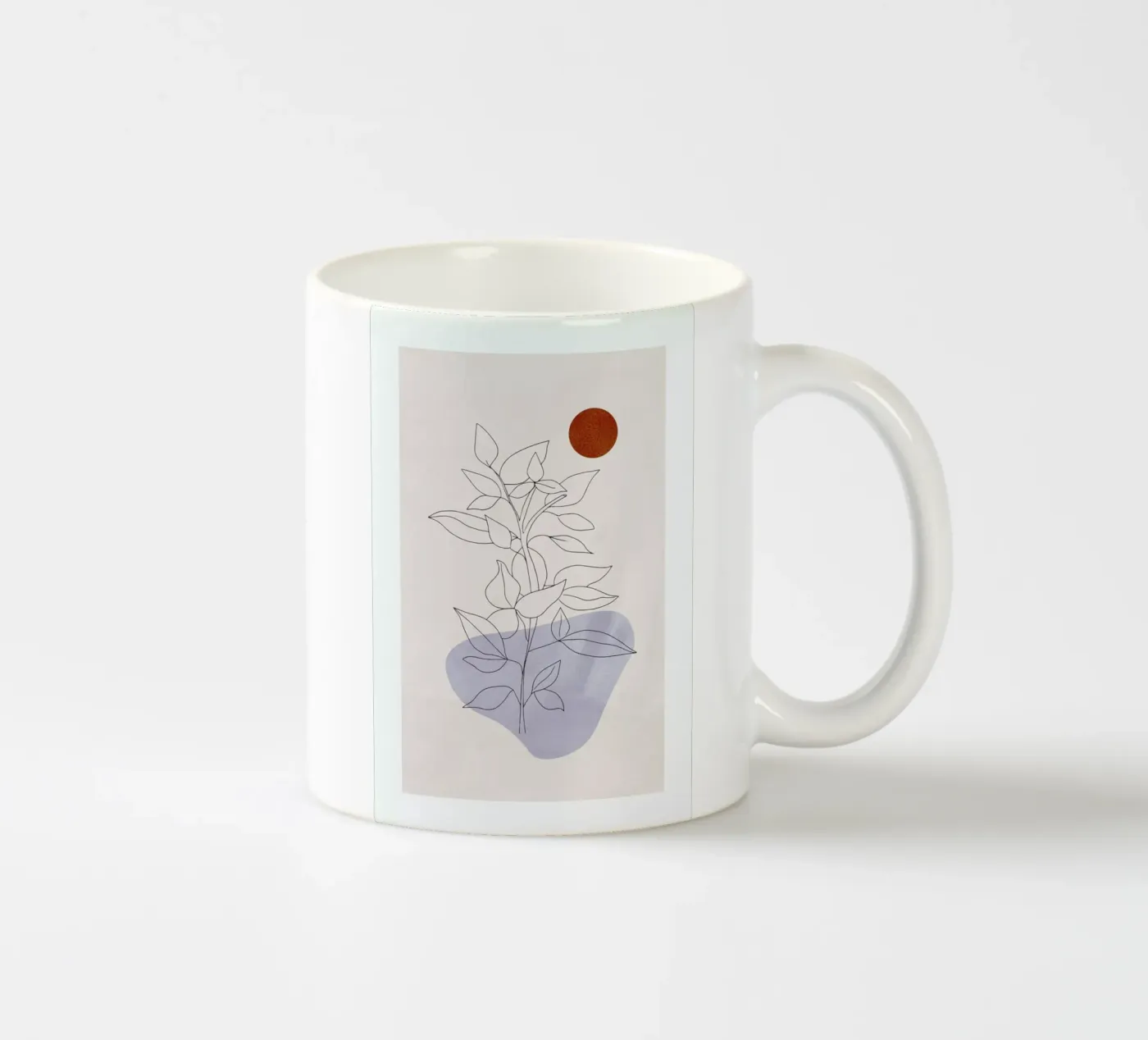 Flourishing ceramic mug by Pure