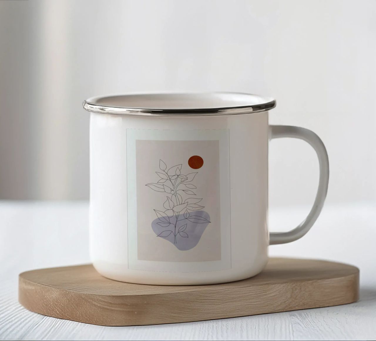Flourishing tazza in smalto da Pure