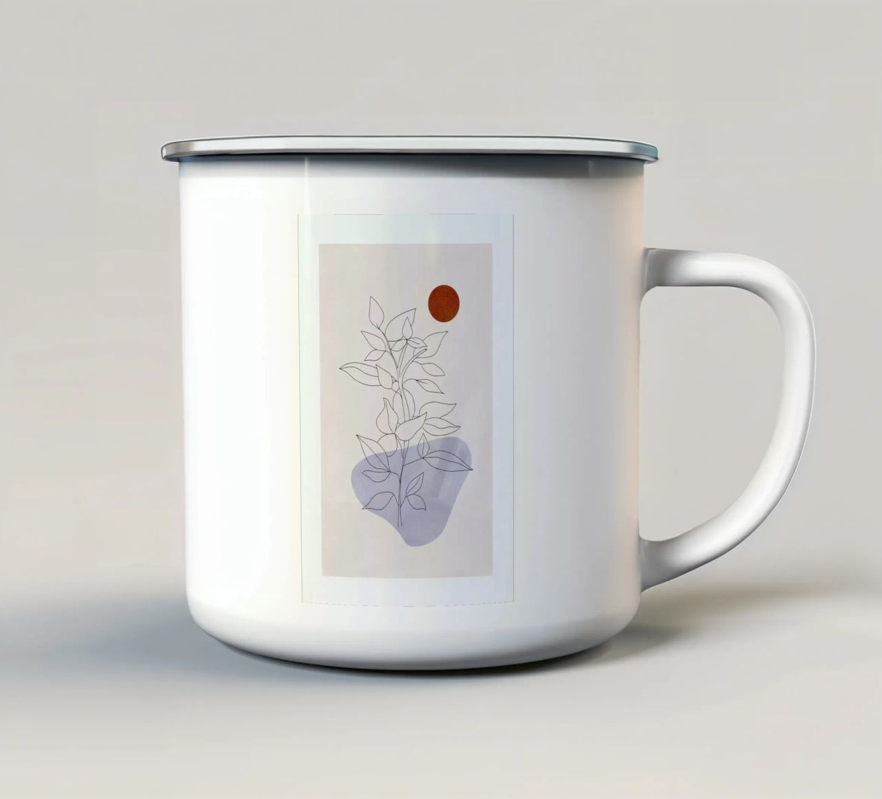 Flourishing tazza in smalto da Pure