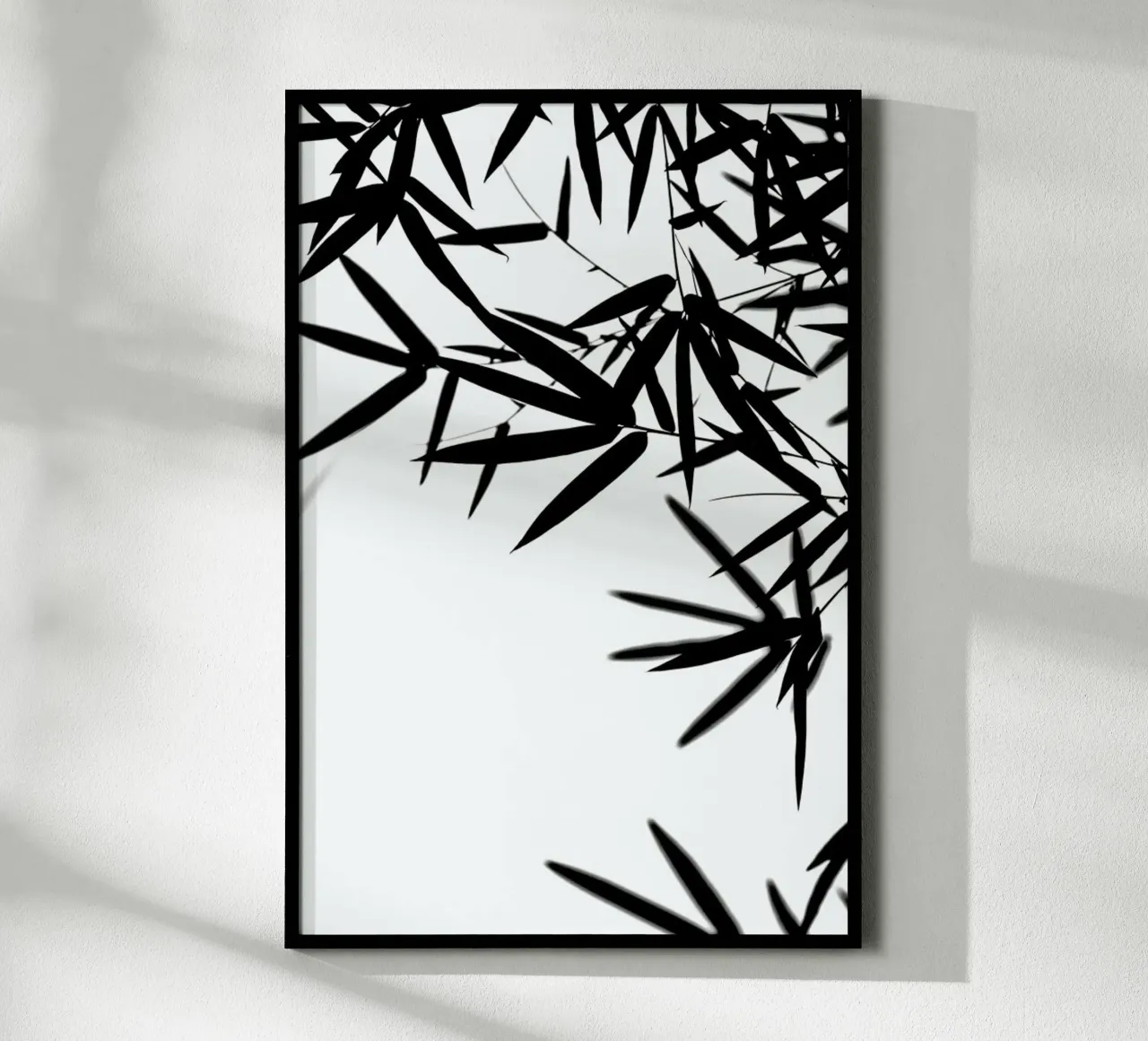 Bambus Leaves Black carta hahnemühle da Monika Strigel