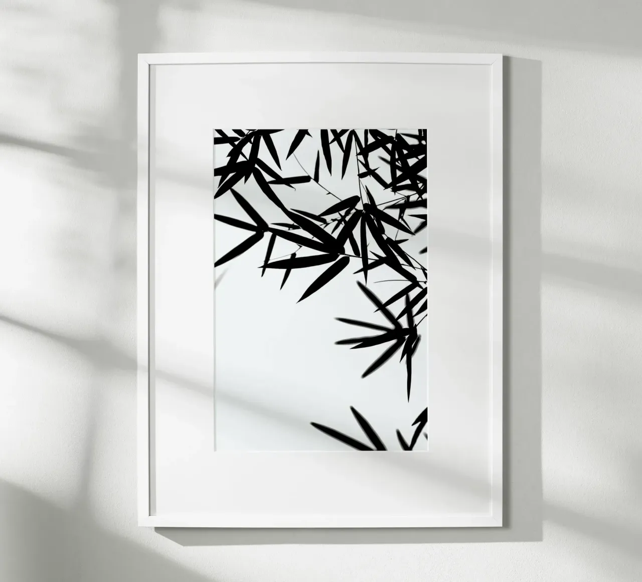 Bambus Leaves Black carta hahnemühle da Monika Strigel