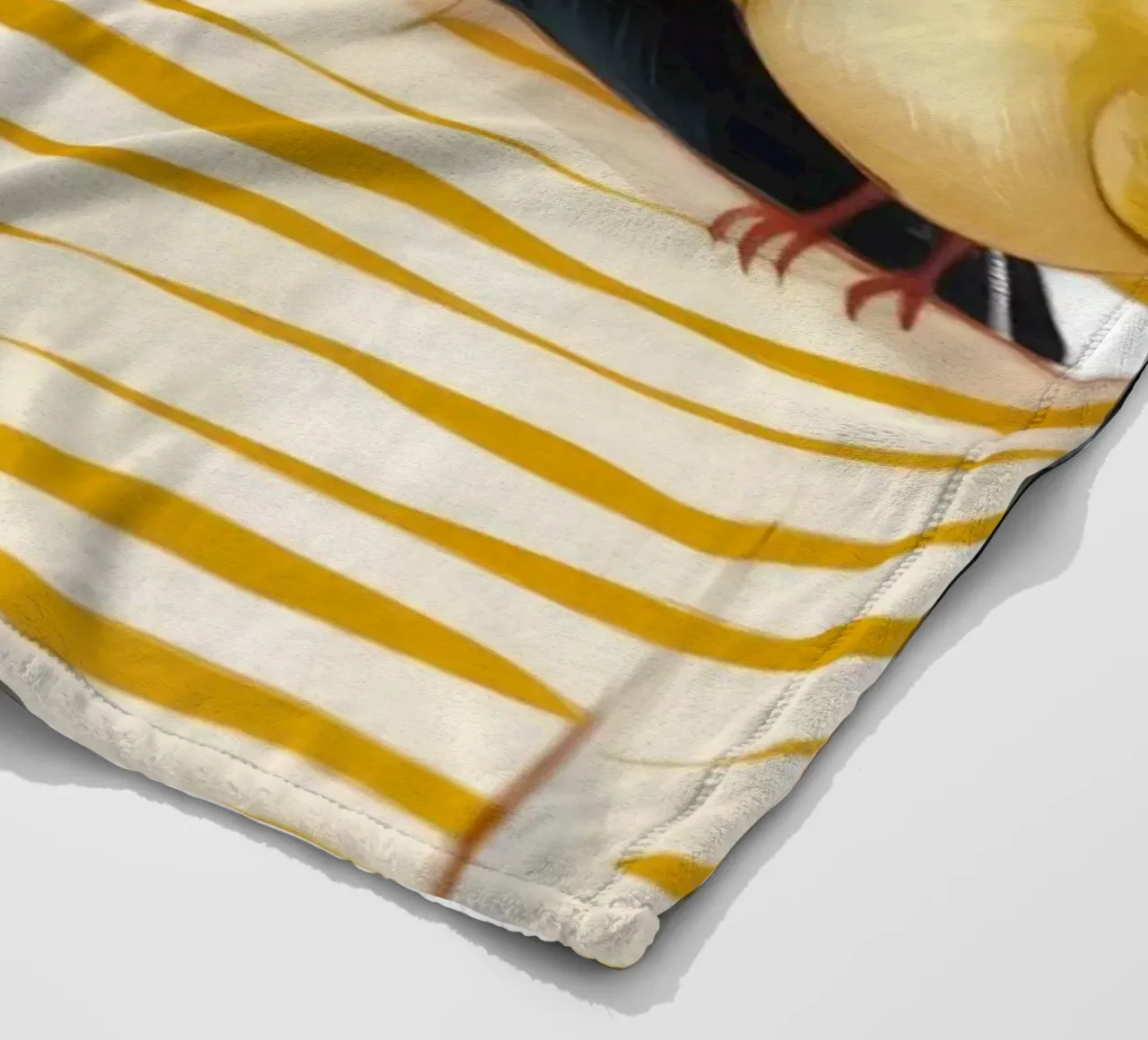 Compagno di uccelli a strisce coperta in pile da Color Oblivion