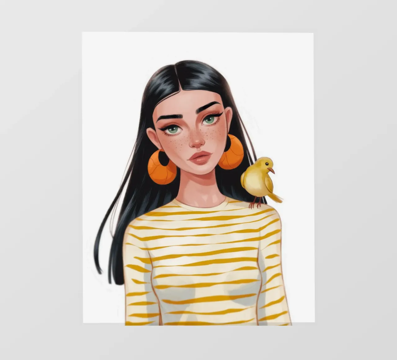 Compagno di uccelli a strisce telo in pvc da Color Oblivion