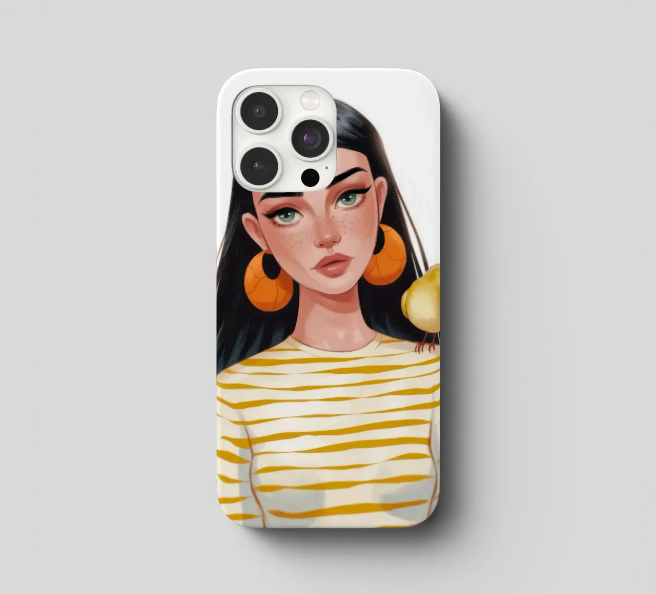 Compagno di uccelli a strisce cover iphone da Color Oblivion