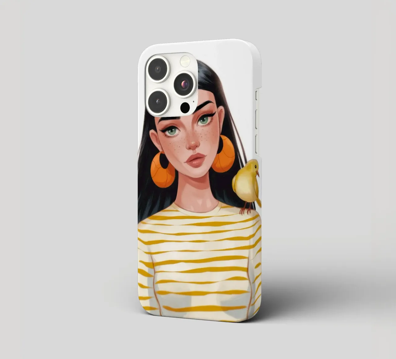 Compagno di uccelli a strisce cover iphone da Color Oblivion