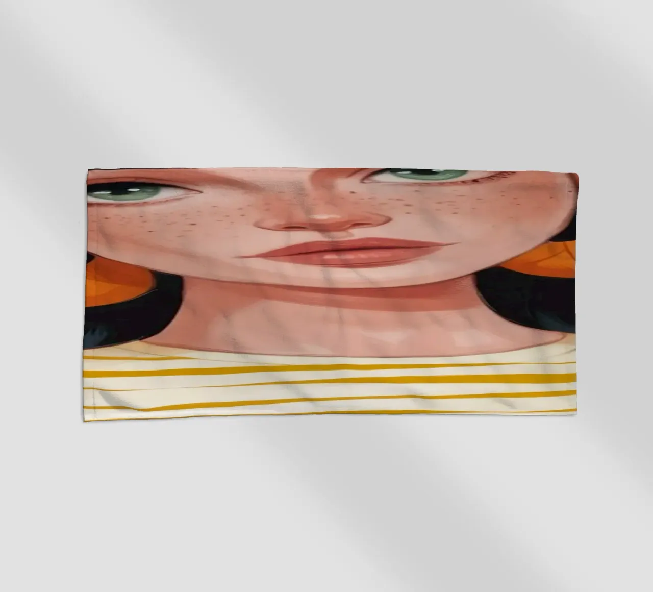 Compagno di uccelli a strisce telo mare da Color Oblivion