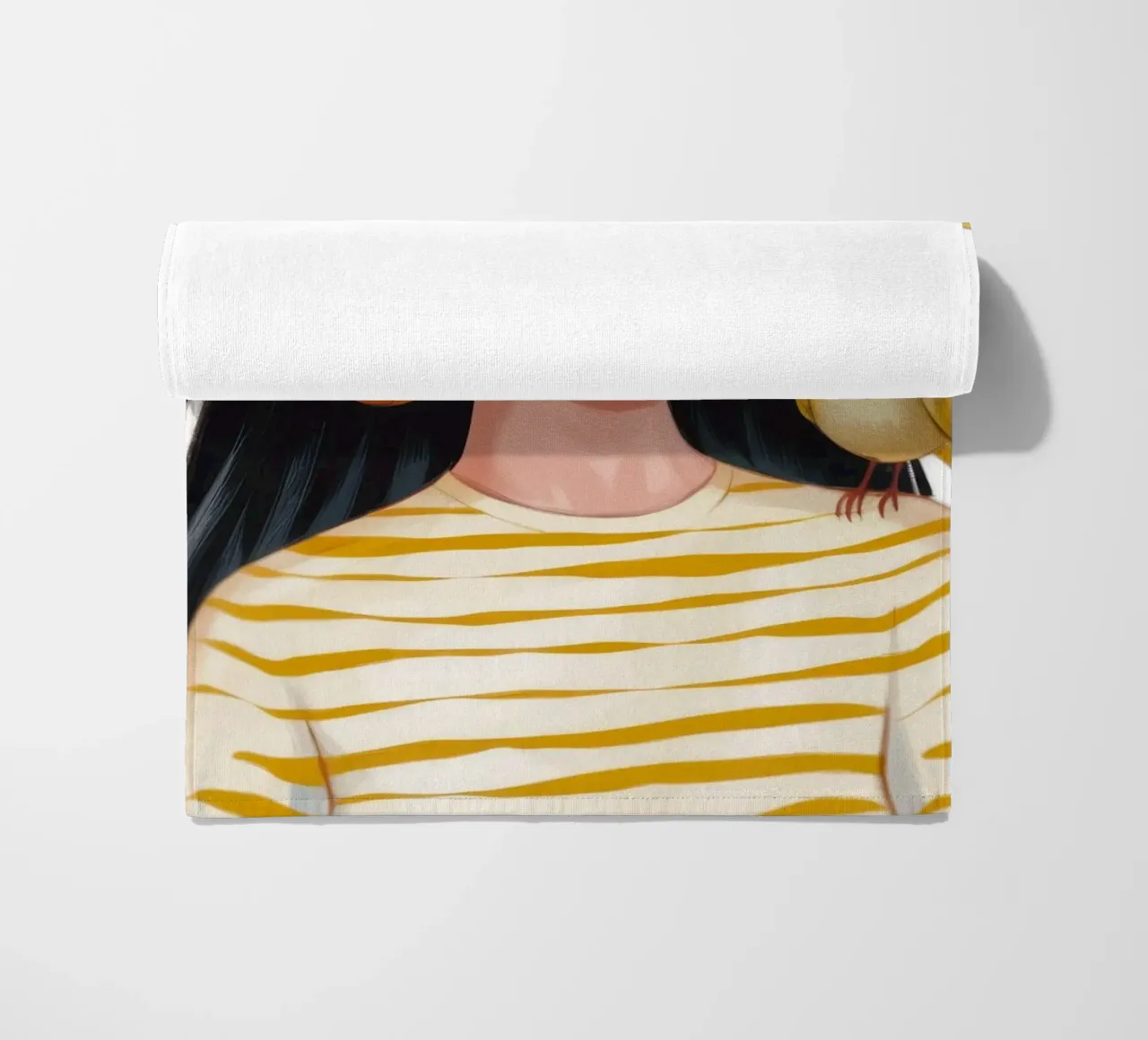 Compagno di uccelli a strisce telo mare da Color Oblivion