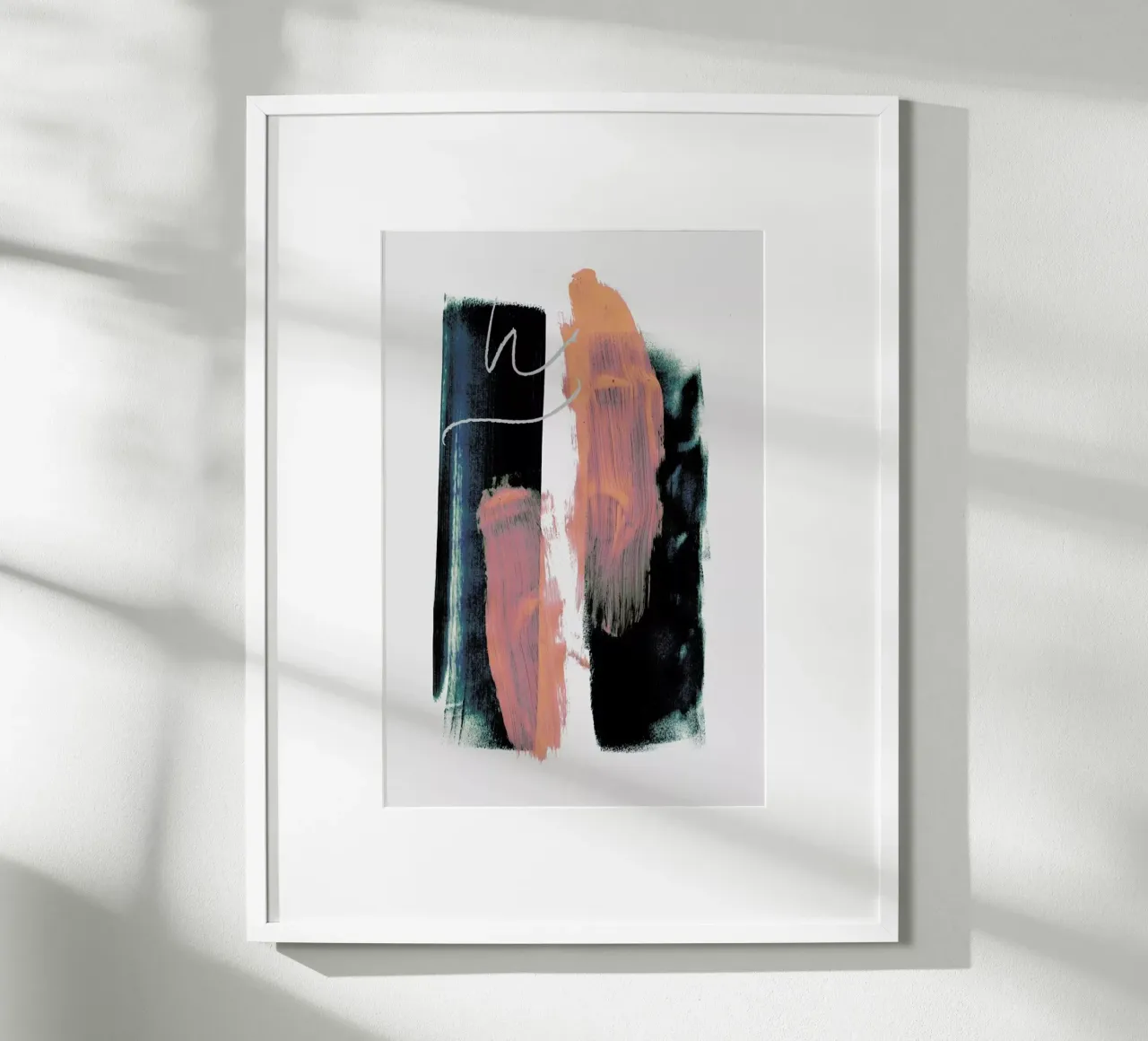 Abstract Brush Strokes 3X poster da Mareike Böhmer