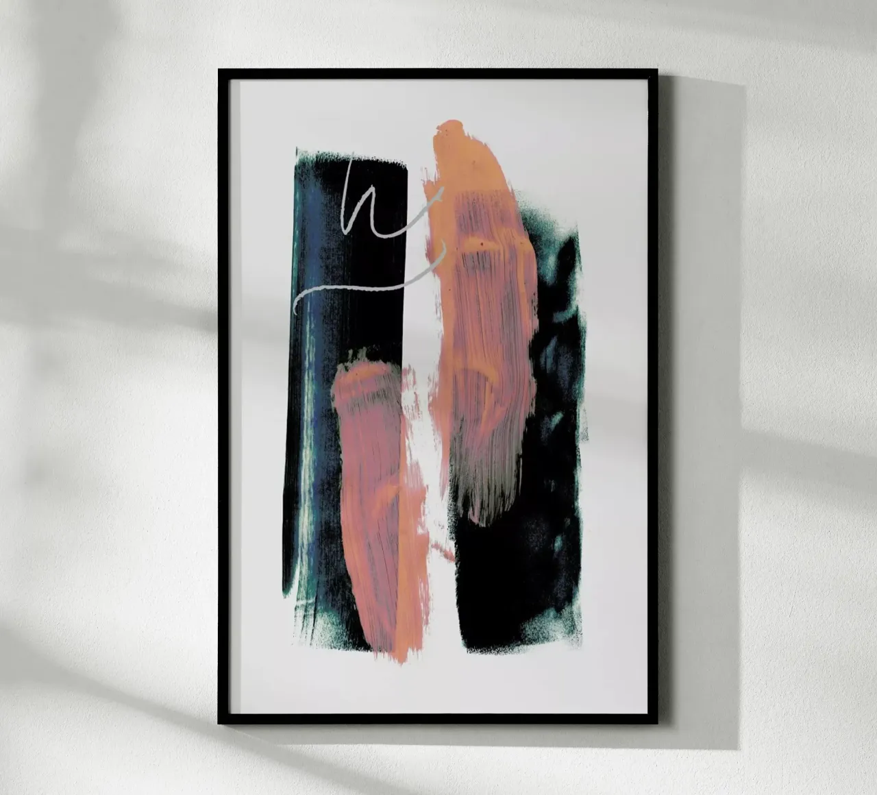 Abstract Brush Strokes 3X poster da Mareike Böhmer