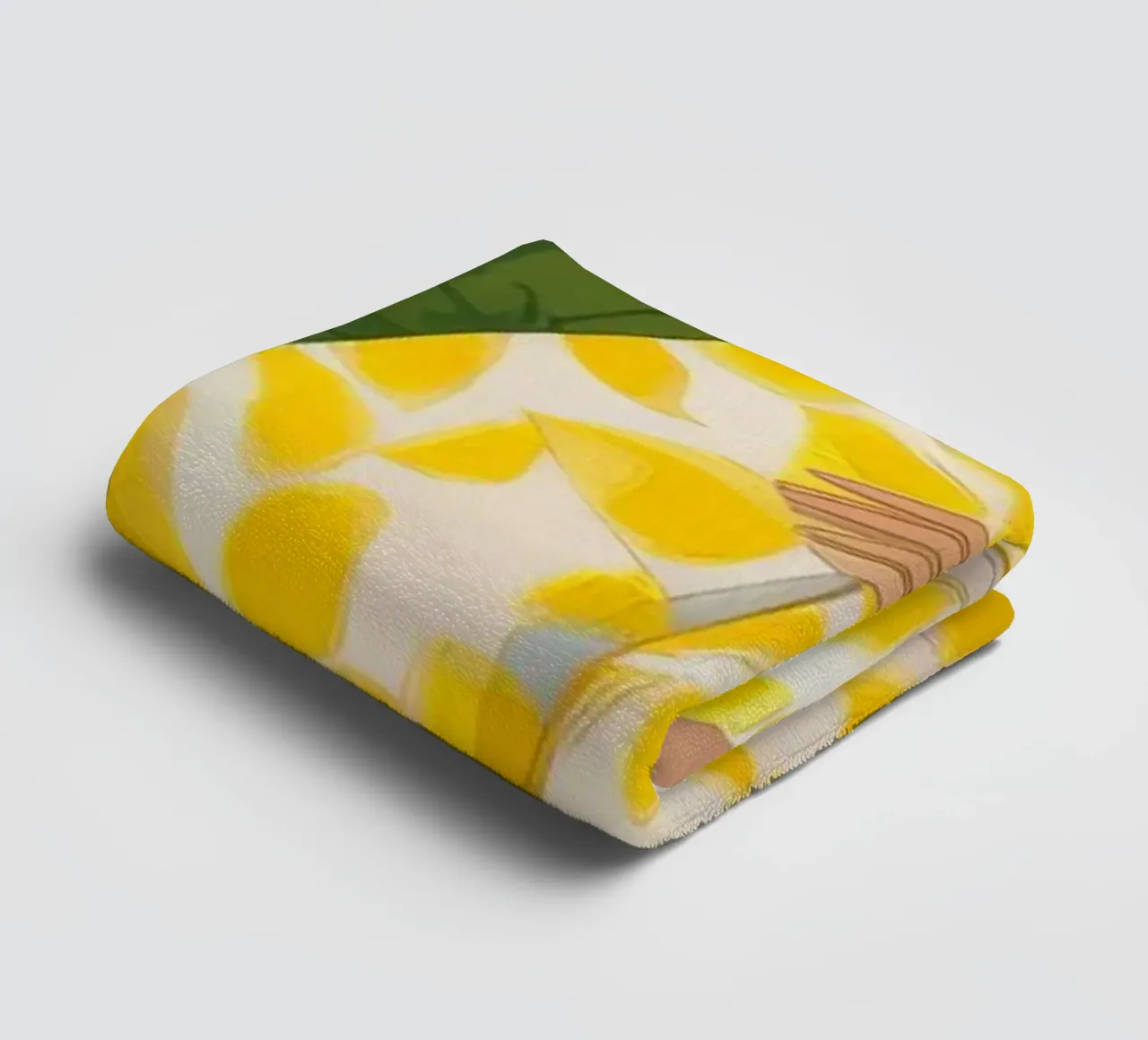 Robe jaune Jardin serviette de bain de Color Oblivion