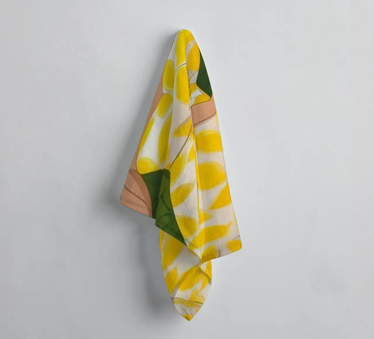 Robe jaune Jardin serviette de bain de Color Oblivion