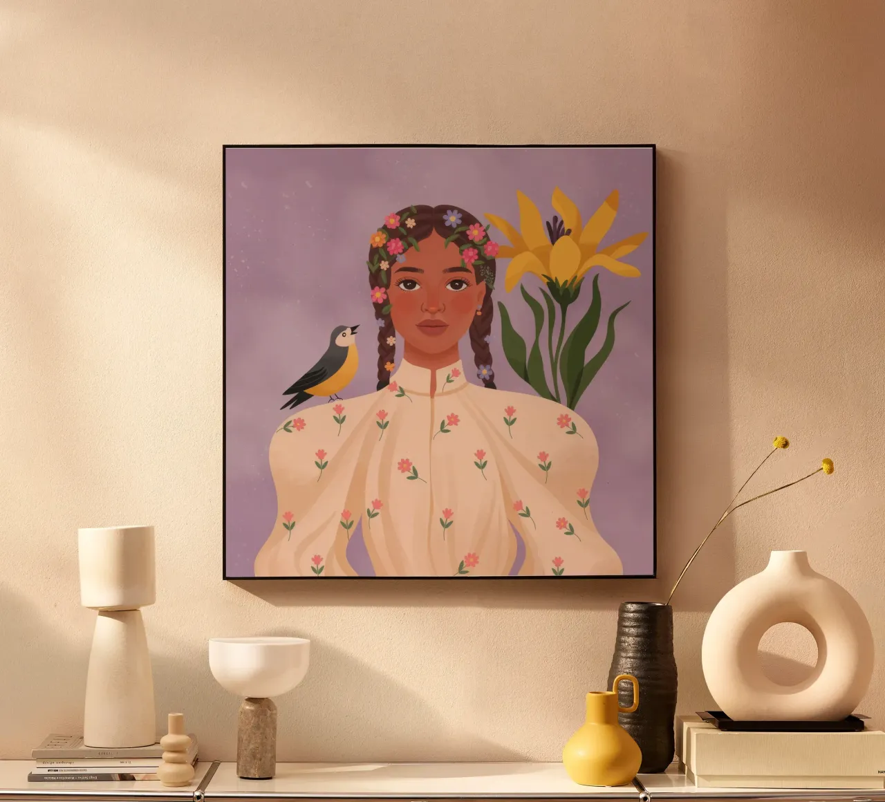 Bird and Blossoms plexiglass da Color Oblivion