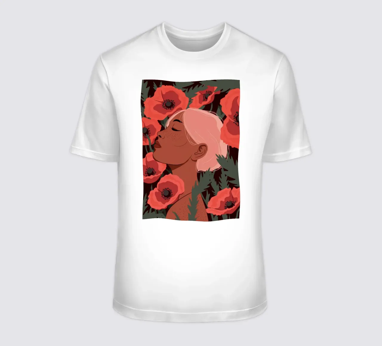Campo di papaveri Reverie t-shirt da Color Oblivion