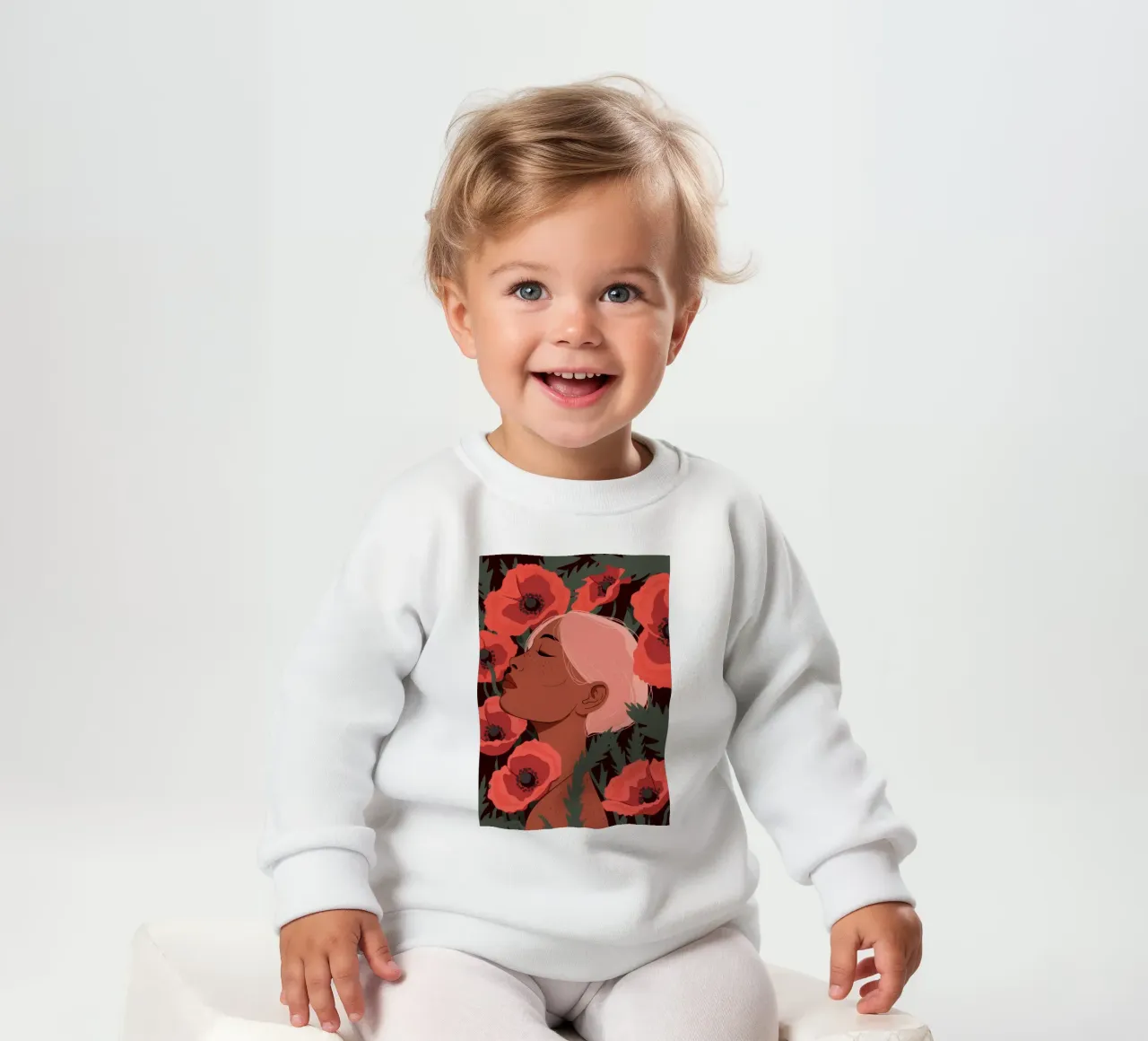 Campo di papaveri Reverie felpa neonato da Color Oblivion