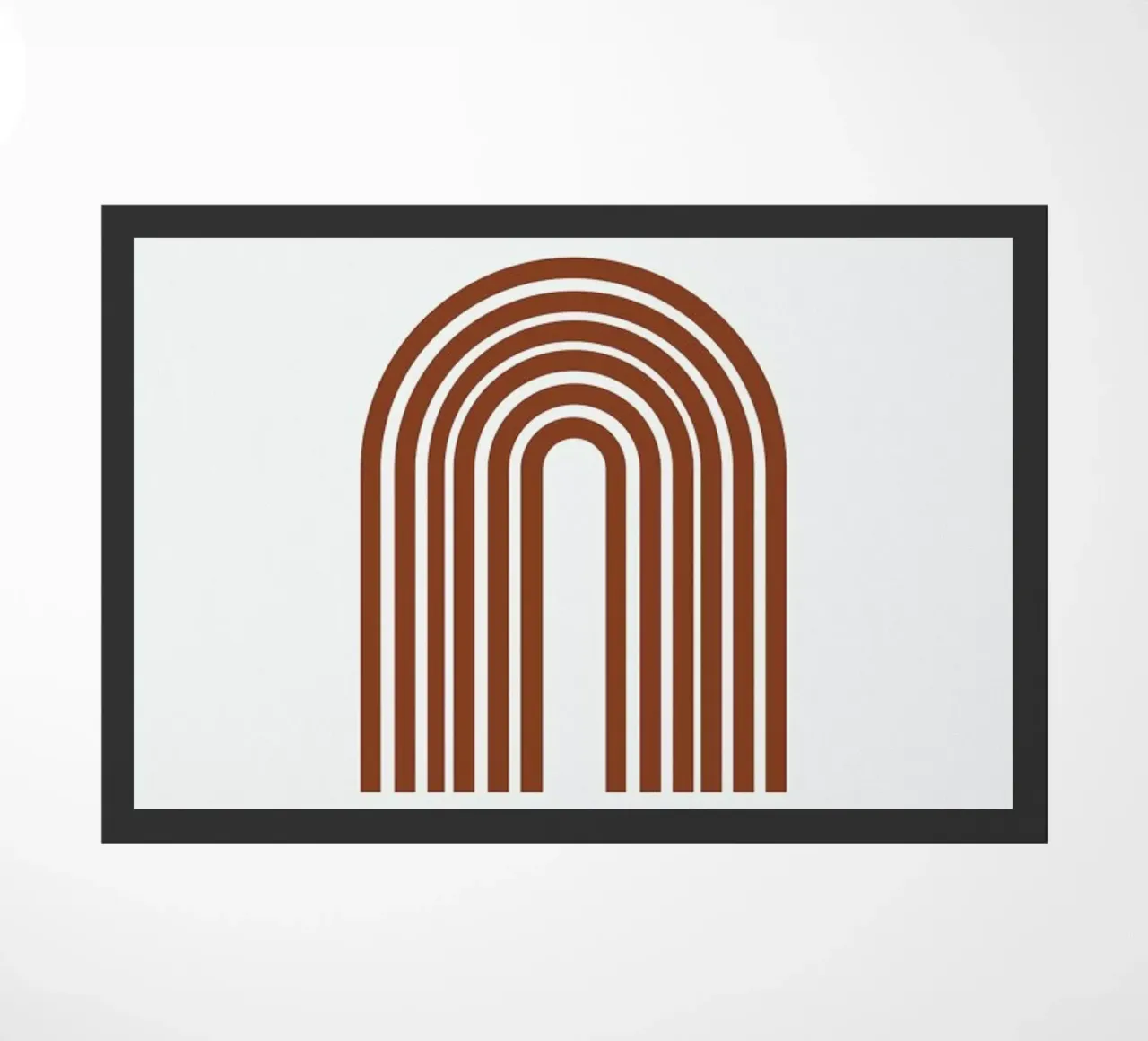 Rainbow doormat by Pure