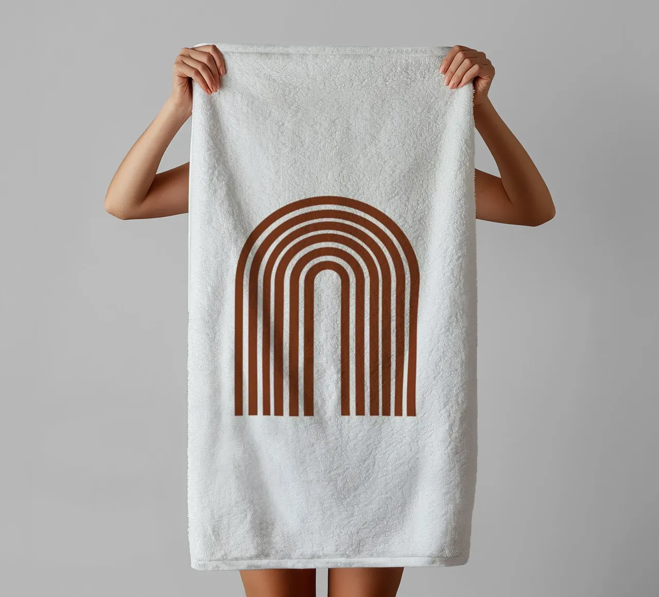 Rainbow badhanddoek van Pure