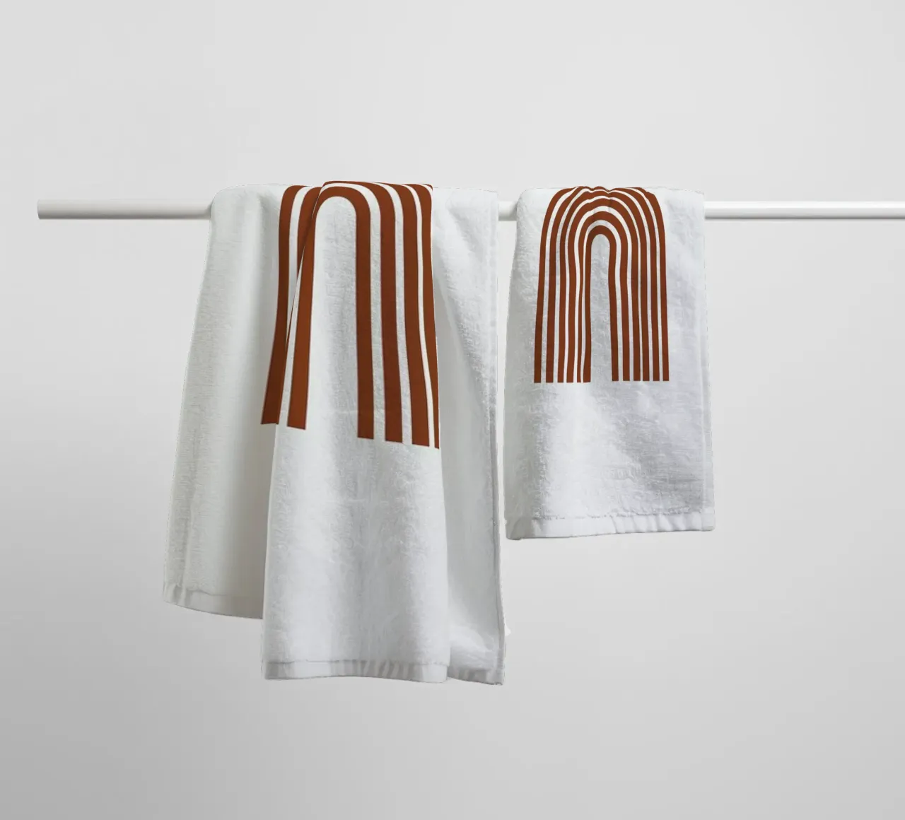 Rainbow badhanddoek van Pure