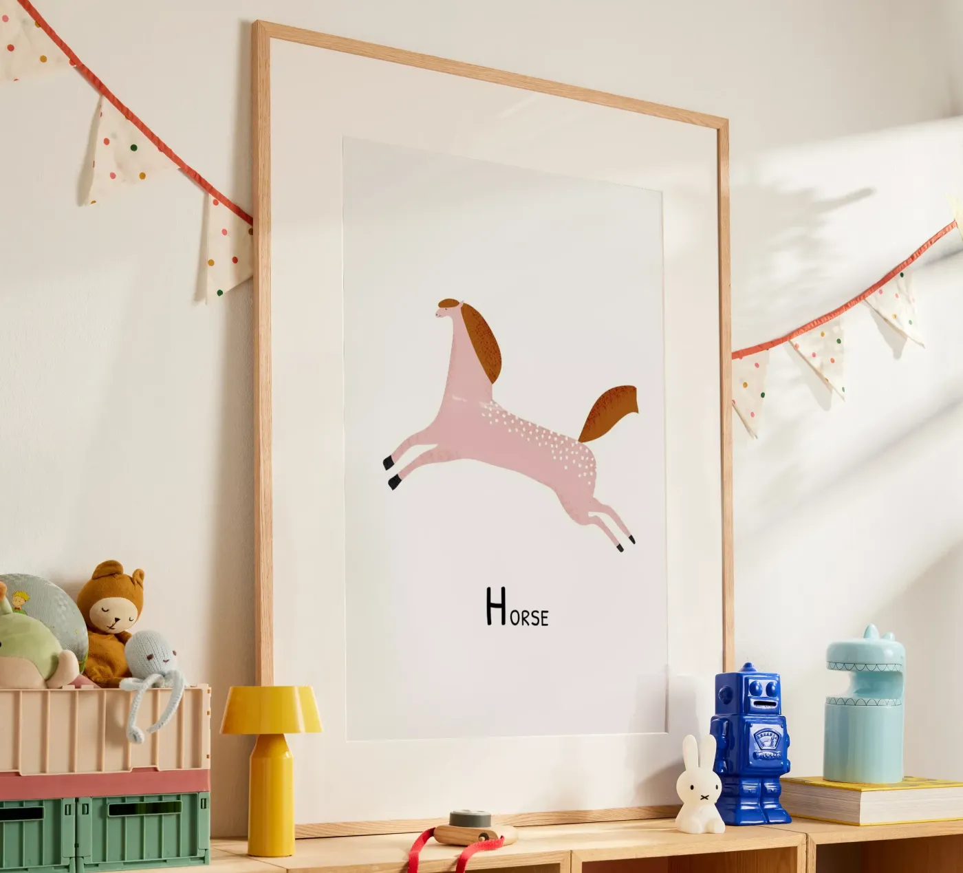 Horse poster van Little Flourishes