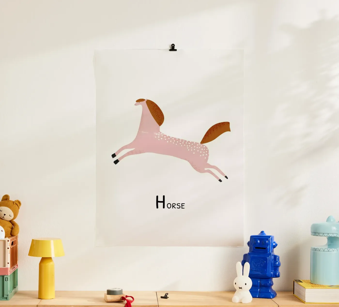 Horse poster van Little Flourishes