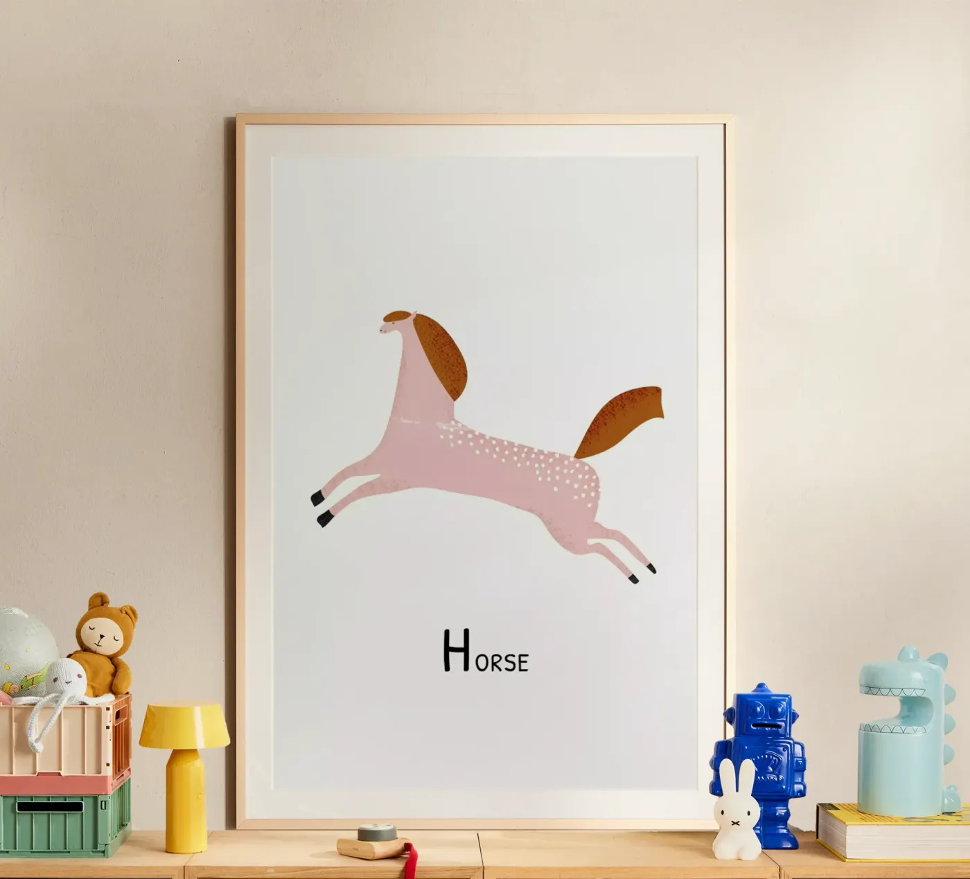 Horse poster van Little Flourishes