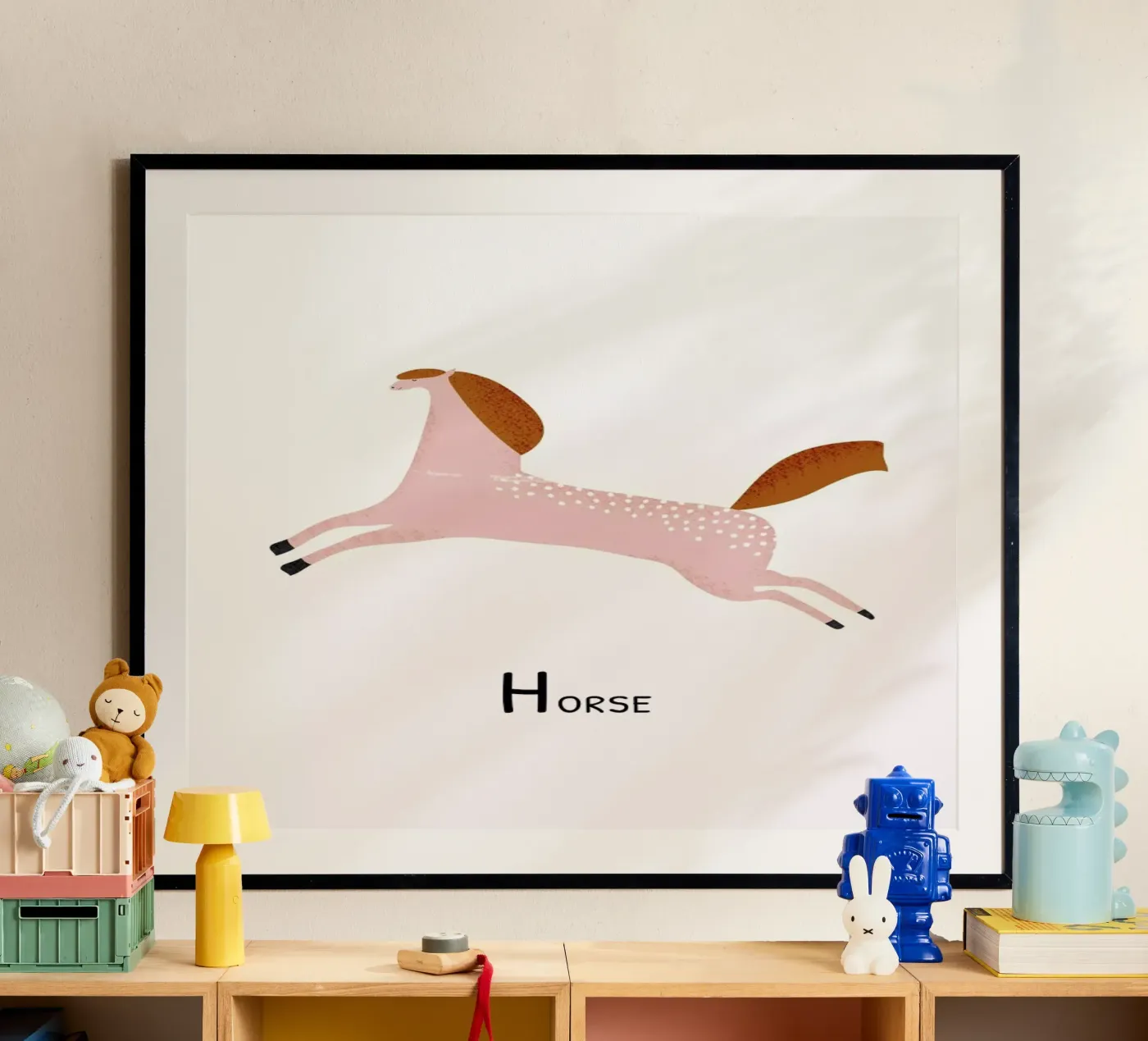 Horse poster van Little Flourishes