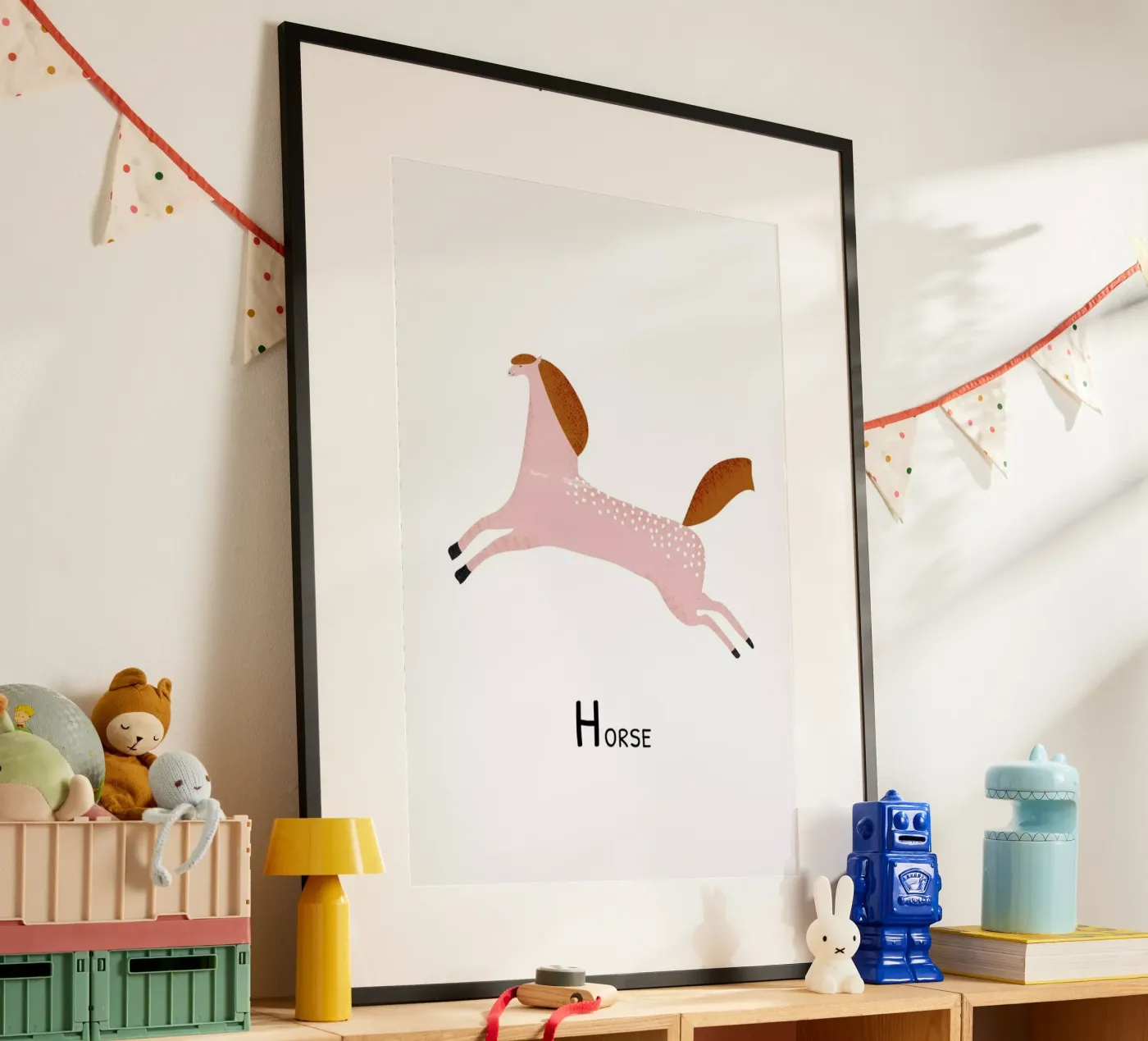 Horse poster van Little Flourishes