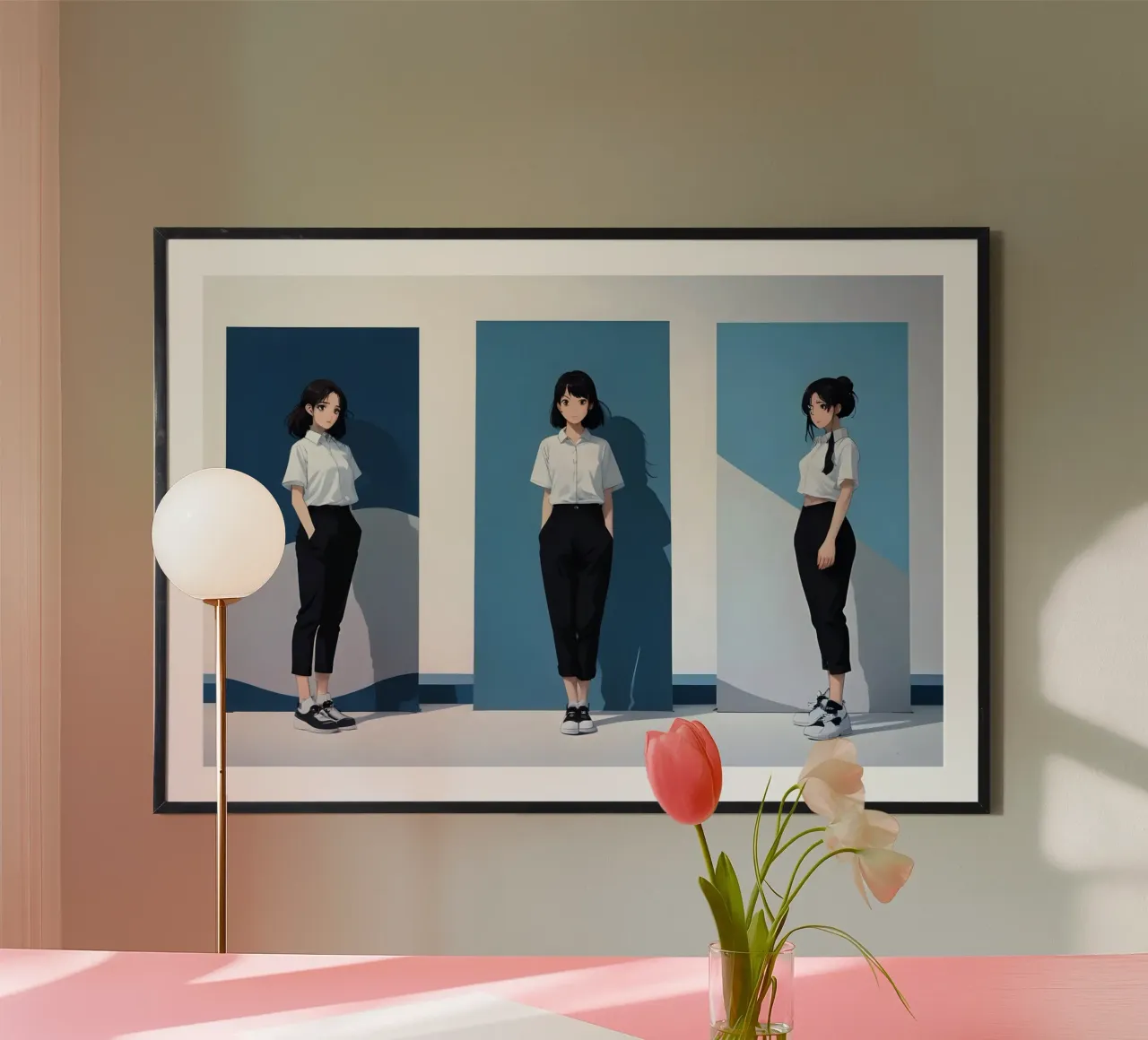 Manga25 poster con telaio in legno da POSTERS - Peter Lorenz